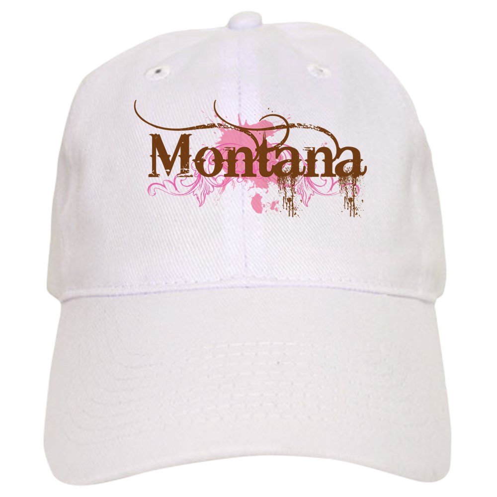 Montana Grunge Adjustable Baseball Cap for Outdoor & Casual Wear
