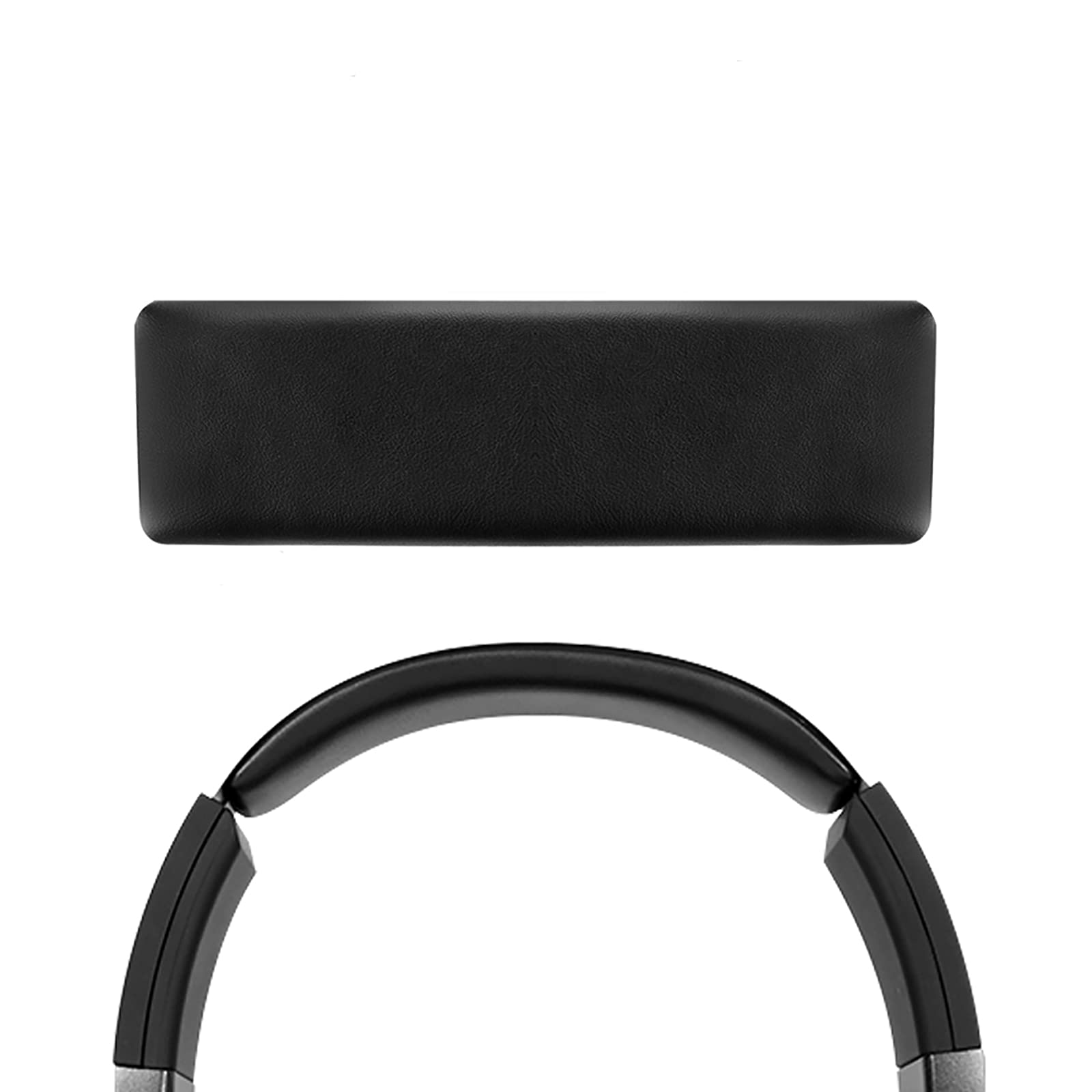 Geekria Protein Leather Headband Pad Replacement for AKG K845BT, K845, K545 Headphones - Premium Headset Top Cushion Cover Repair Part (Black) - Comfort Upgrade for Long Listening Sessions, Gaming & Studio Use
