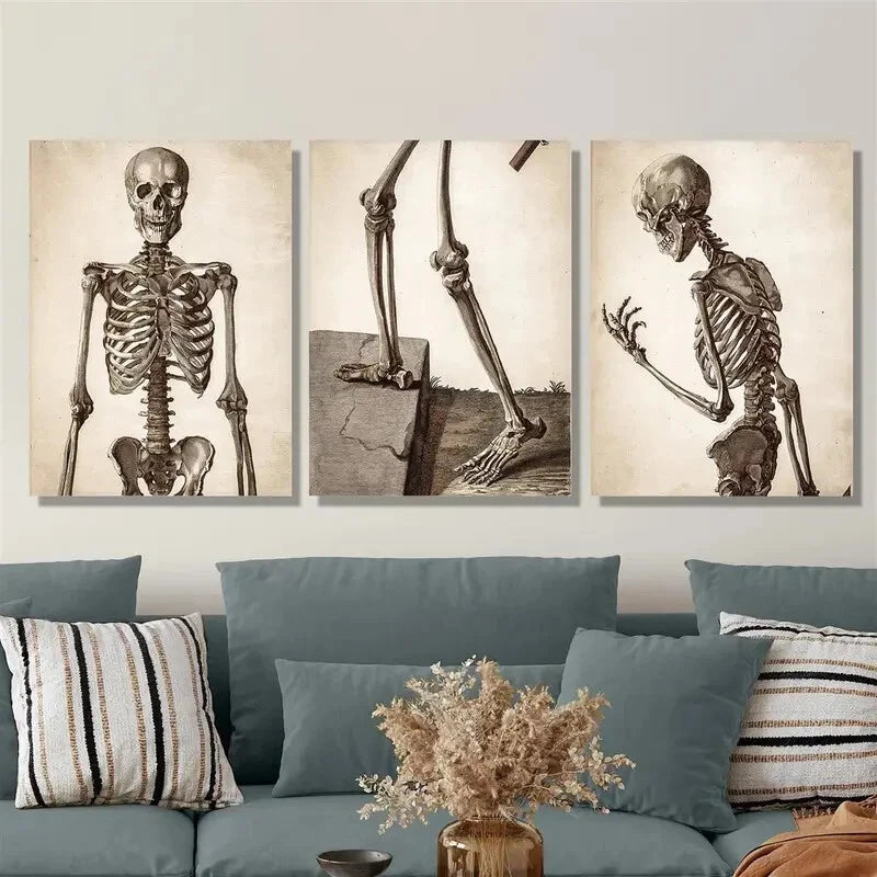 3-Piece Colorful Floral Metal Wall Art Set - Gold Gilt Decorative Prints - Ready to Hang for Living Room, Bedroom & Office Decor