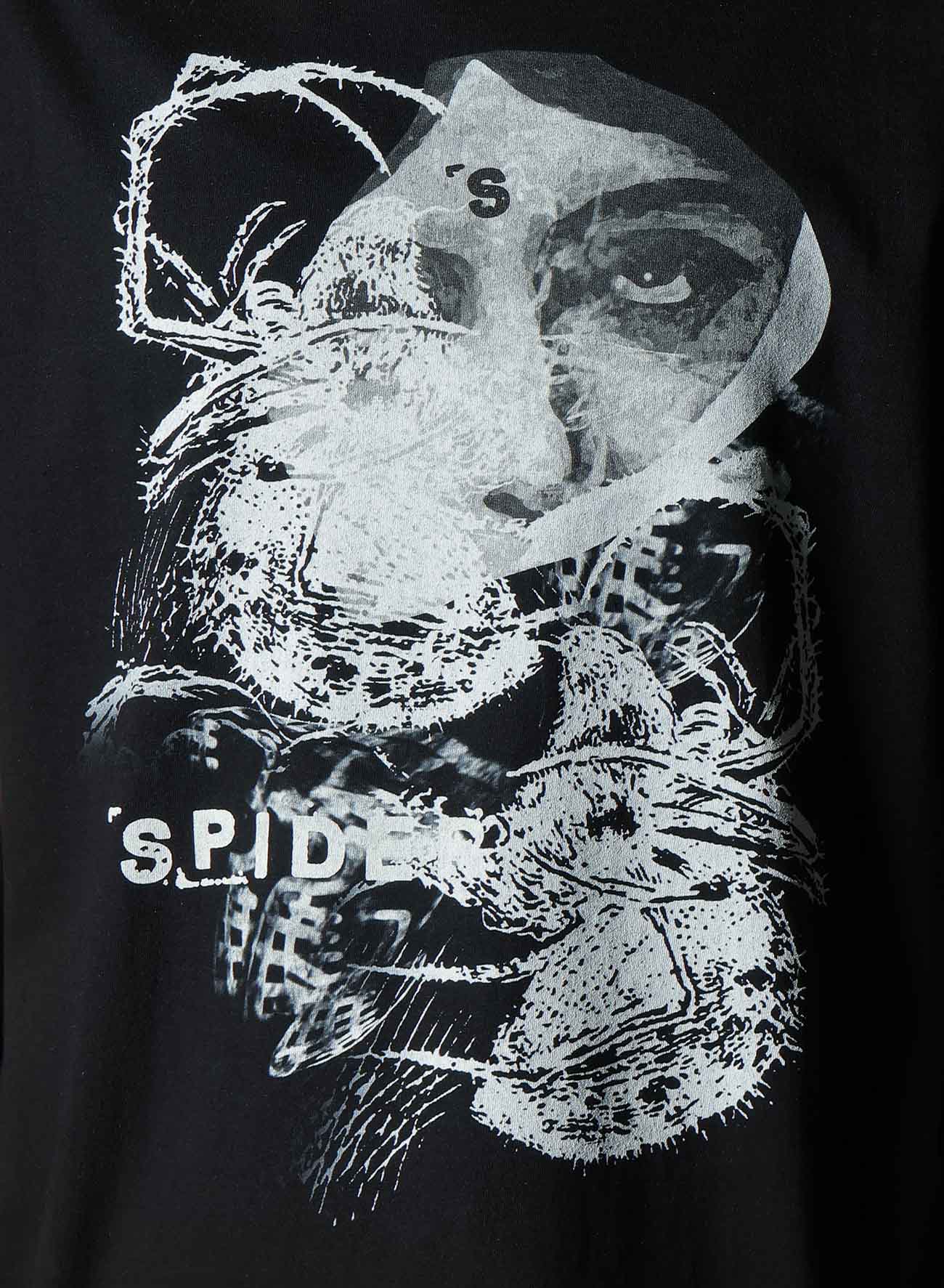 Spider Graphic Cotton Jersey T-Shirt for Men & Women - Soft & Comfortable Casual Tee for Everyday Wear, Halloween, and Cosplay