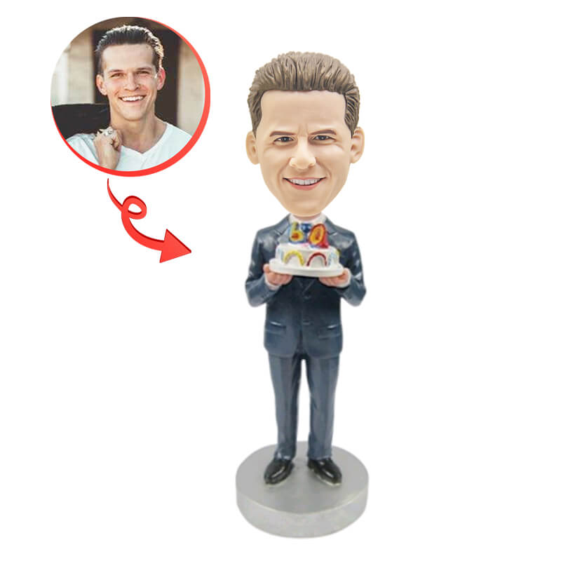 Custom Bobblehead for Office Birthday Party - Personalized Fun Desk Decor & Unique Gift for Coworkers, Boss, or Colleagues - Perfect for Office Celebrations, Retirement Parties & Corporate Events
