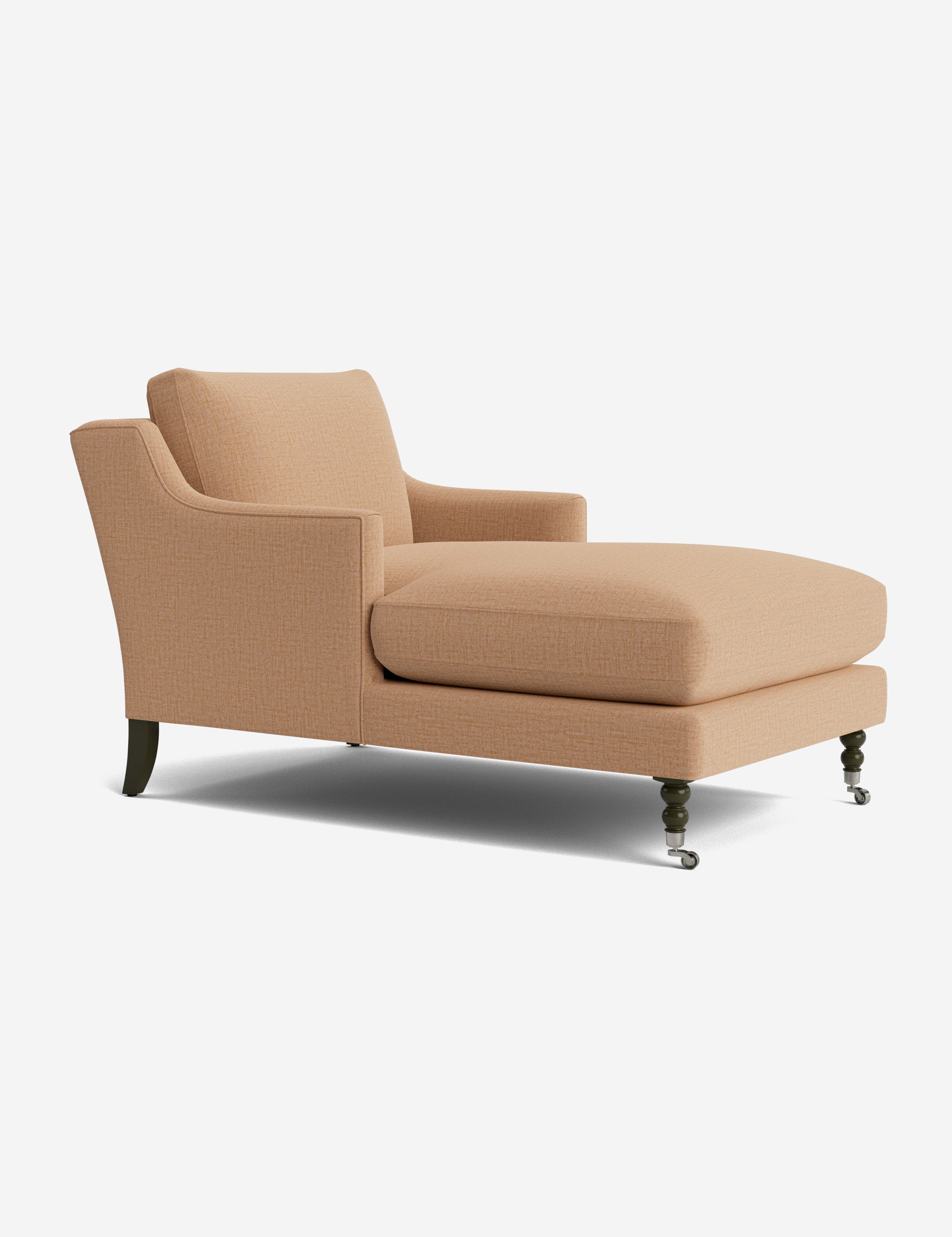 Fabienne Chaise Lounge Chair - Modern Accent Chair for Living Room, Bedroom & Office - Stylish Upholstered Armchair with Wooden Legs - Perfect for Relaxing, Reading & Decorating
