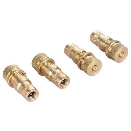 Bulldog Winch Automatic Tire Deflators Set of 4 - Off-Road Vehicle Air Pressure Adjusting Tool for Jeep, Truck & ATV Tires
