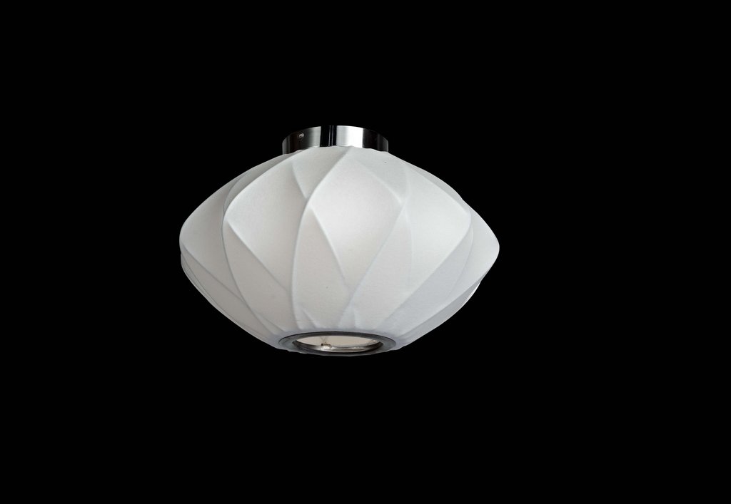 Legion Furniture Ceiling Lamp - White Polymer Resin Modern Lighting Fixture for Living Room, Bedroom & Dining Room Decor