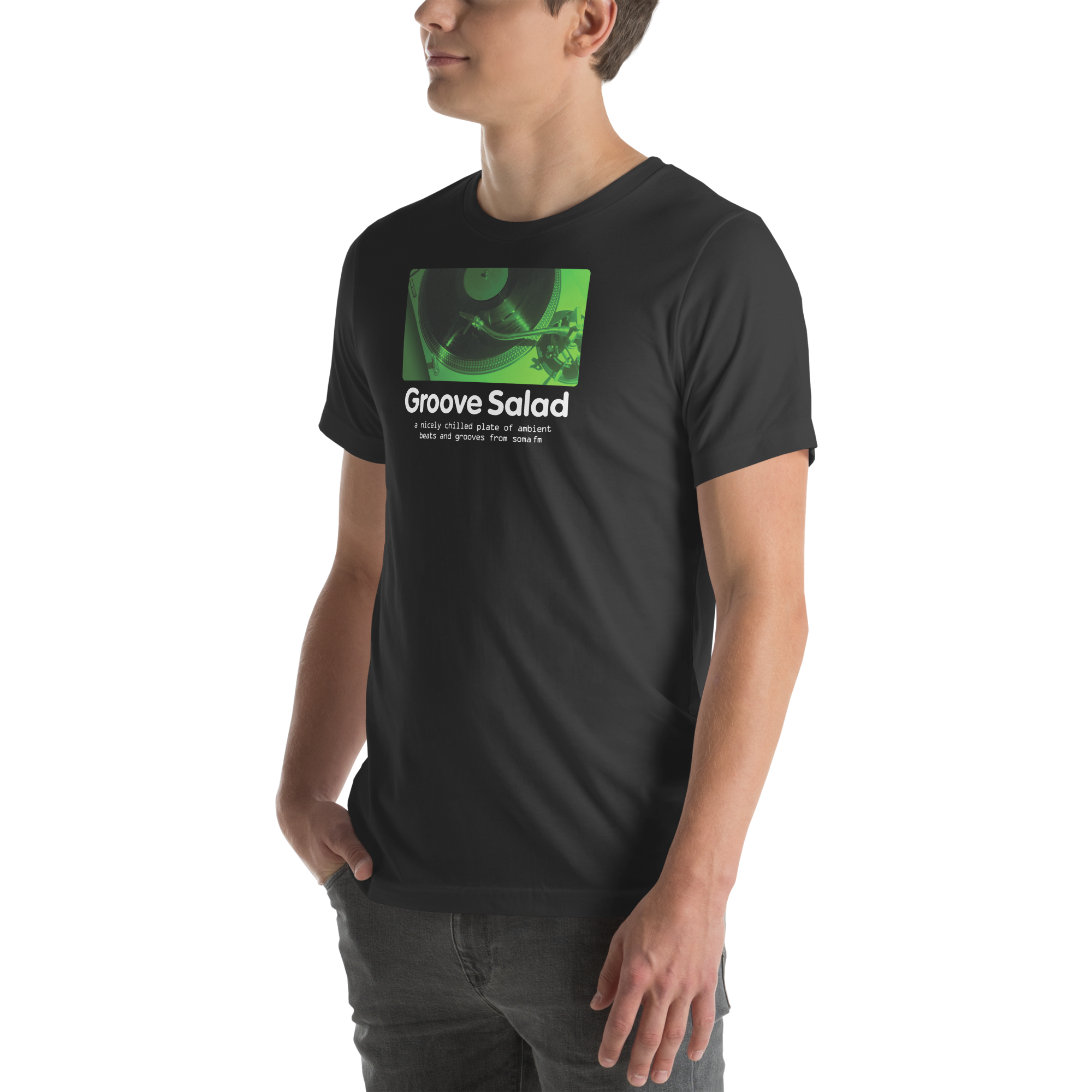 Groove Salad Unisex T-Shirt - Comfortable Cotton Tee for Men & Women | Trendy Graphic Print | Global Edition | Perfect for Casual Wear, Music Festivals & Street Style