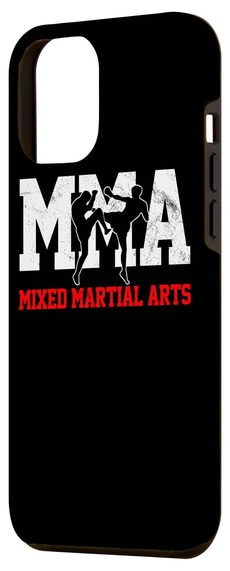 iPhone 12 Pro Max Case - Heavy Duty MMA Kickboxing Fighter Phone Cover | Shockproof & Durable Protection for Martial Arts Training & Extreme Sports