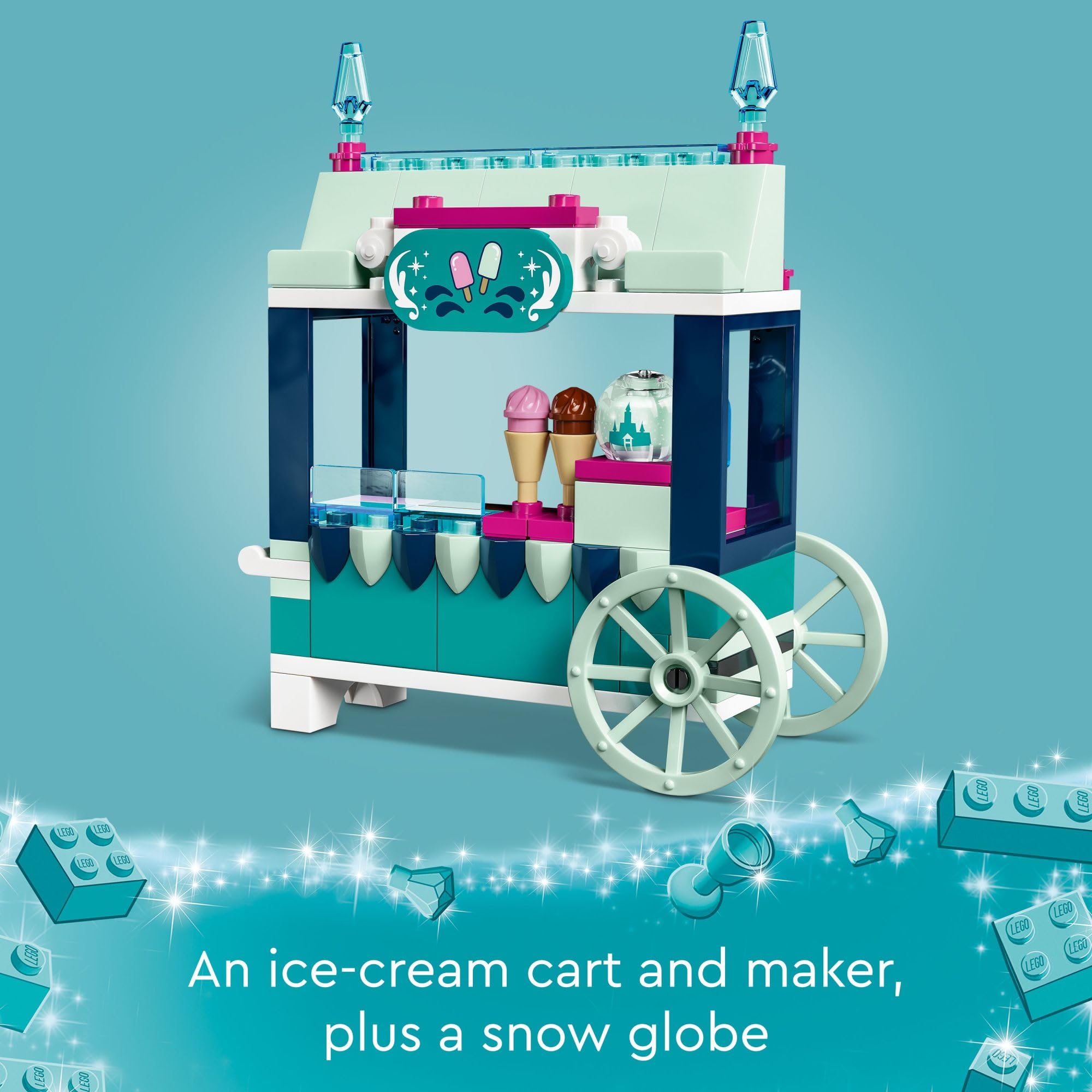 LEGO Disney Frozen Elsa’s Frozen Treats Building Set with Elsa Mini-Doll & Snowgie Figure - Creative Gift for Kids Who Love Disney Princess Toys (43234) - Perfect for Birthday Gifts, Playtime & Frozen-Themed Collections
