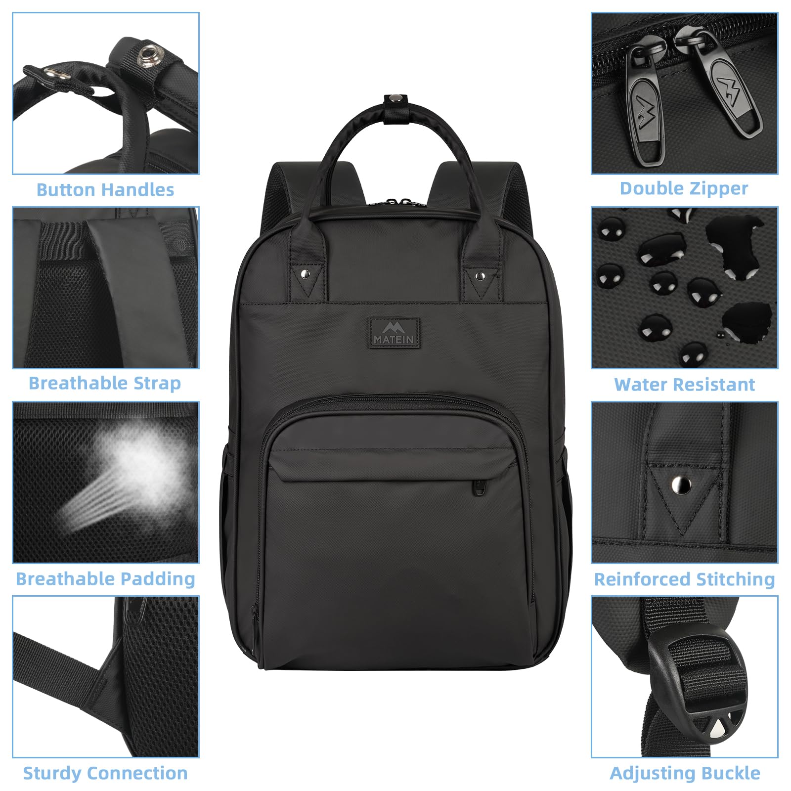 Waterproof Padded Nursing Backpack for Women - Medical Laptop Backpack with Removable Organizer, Durable Nurse Bag for Clinical Work, College & Travel | Perfect Nurse Gifts for Healthcare Professionals & Students