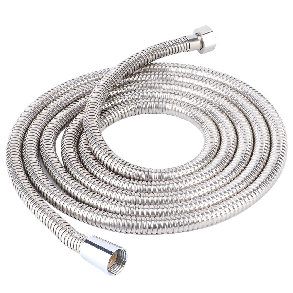 iFCOW 3M Stainless Steel Shower Hose - Explosion-Proof, Flexible & Durable Bathroom Replacement Hose for Shower Heads - Perfect for Home, Hotel & Spa Use