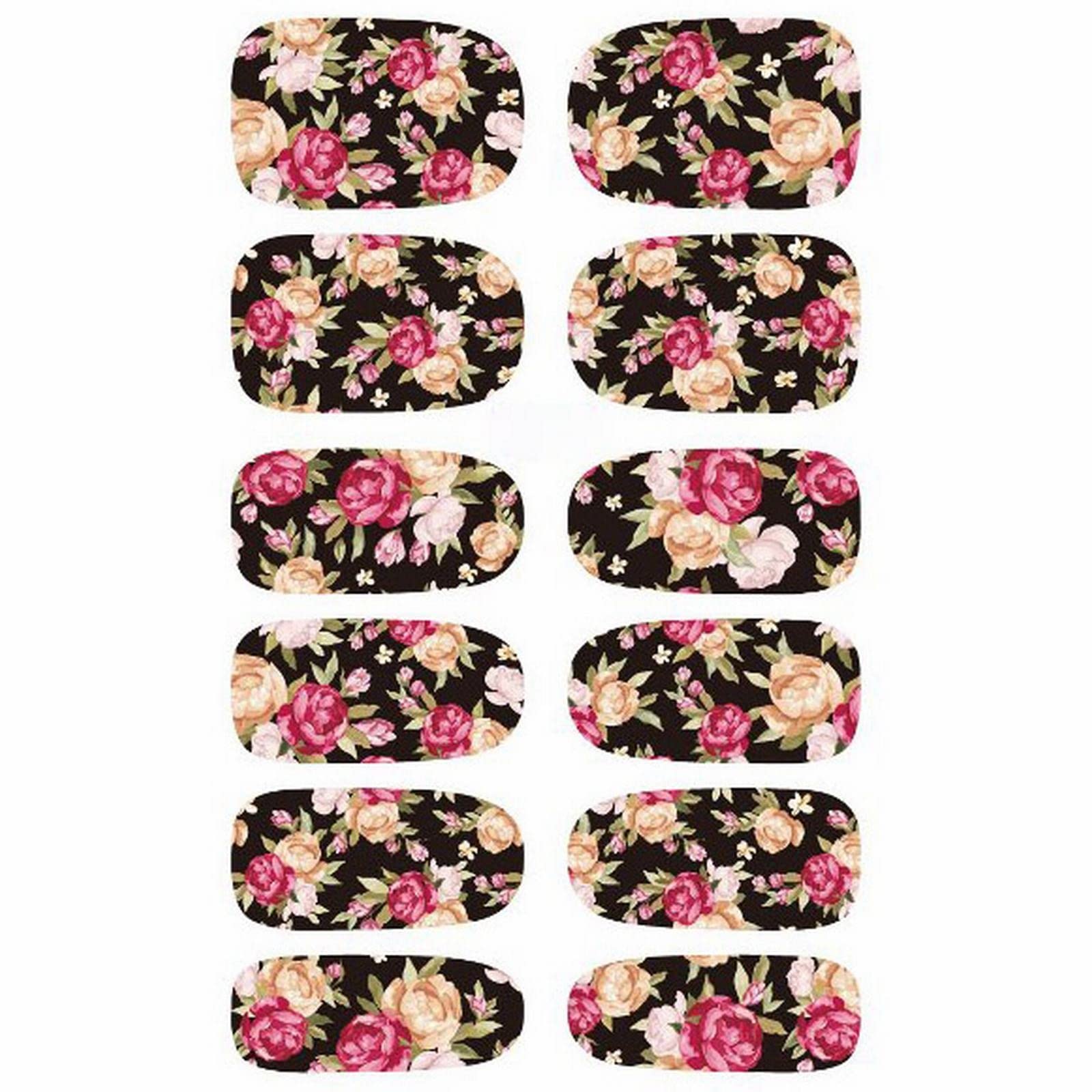 Waterproof Self-Adhesive Nail Stickers for Women & Girls - DIY Fake Nail Decals, Toe Nail Polish Stickers, Small Fresh Full Cover Designs for False Nails - Perfect for Parties, Weddings, and Daily Nail Art
