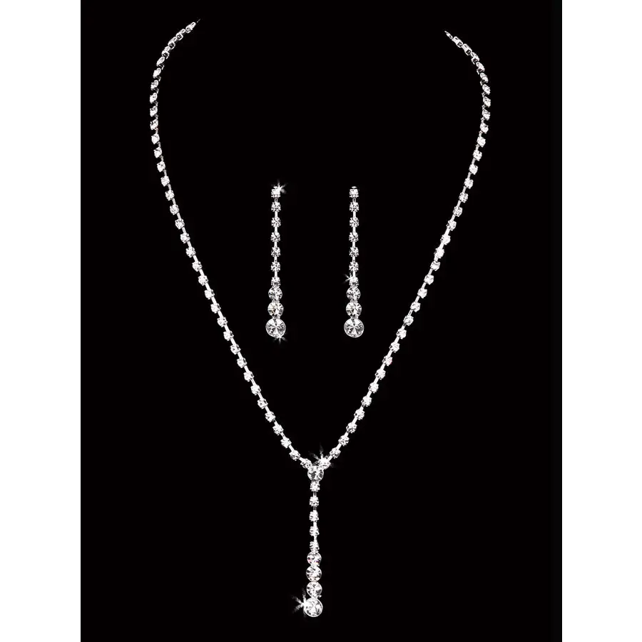 NL2055 Elegant Necklace and Earrings Jewelry Set for Women - Perfect for Weddings, Parties & Special Occasions