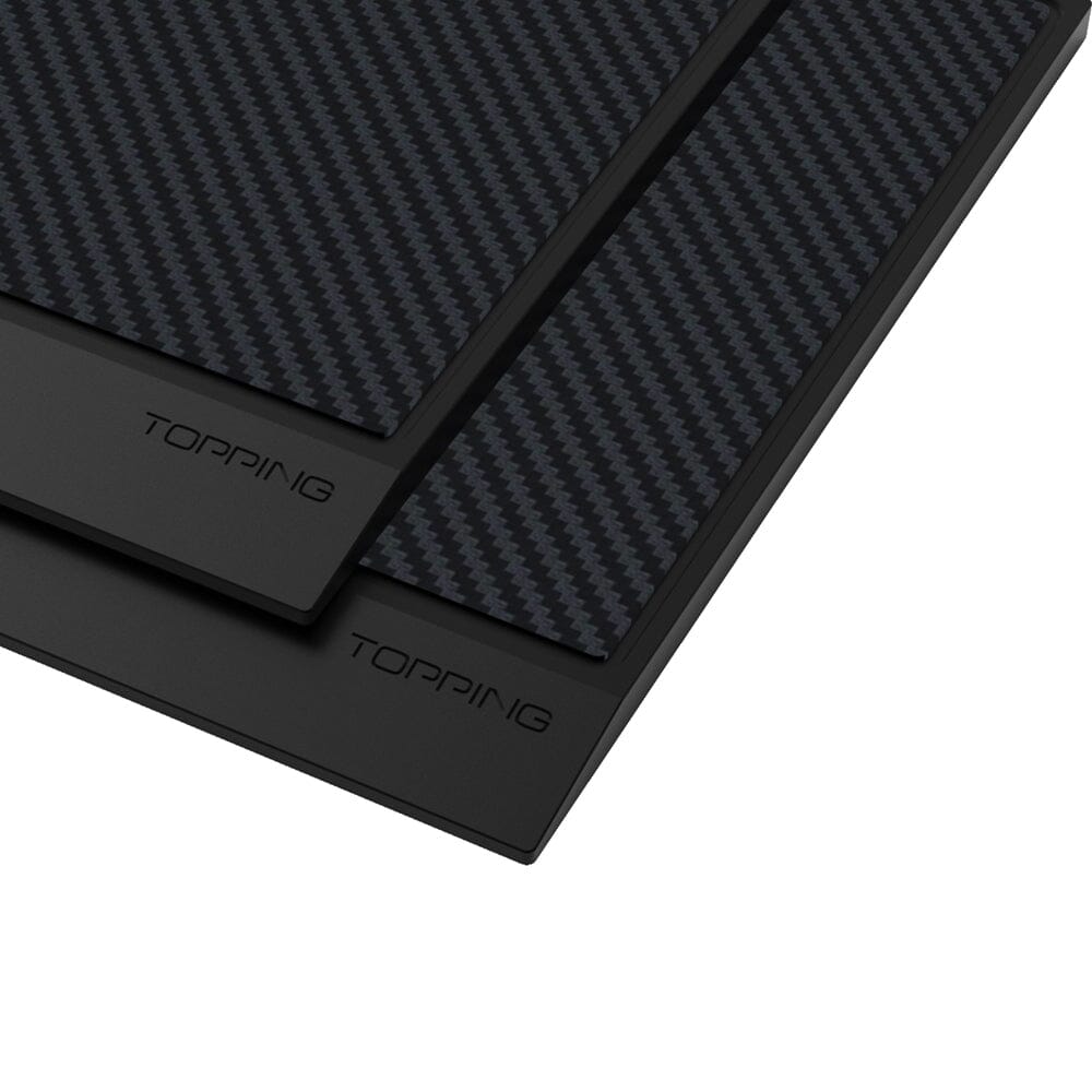 TOPPING DB1621 DB2325 Classic Matte Black Display Base Stand for Monitors, TVs, and Tablets - Perfect for Home, Office, and Gaming Setups