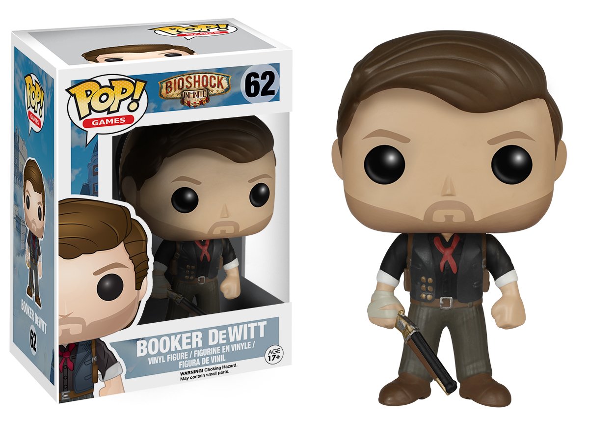 Funko POP Games: Bioshock - Booker Dewitt Collectible Action Figure | Video Game Merchandise for Fans & Collectors | Perfect for Display, Gifts, and Gaming Room Decor