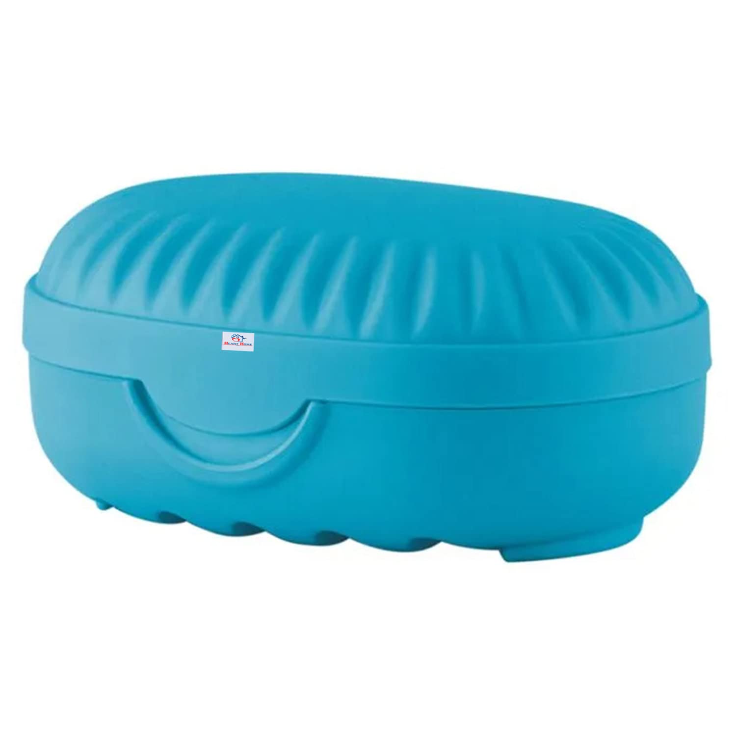 Pack of 2 Self-Draining Plastic Soap Holders for Bathroom - Leakproof Portable Soap Box for Shower, Kitchen, Outdoor Camping & Travel - Mint Green & Sky Blue - Perfect for Home, RV, Gym and Dorm Use