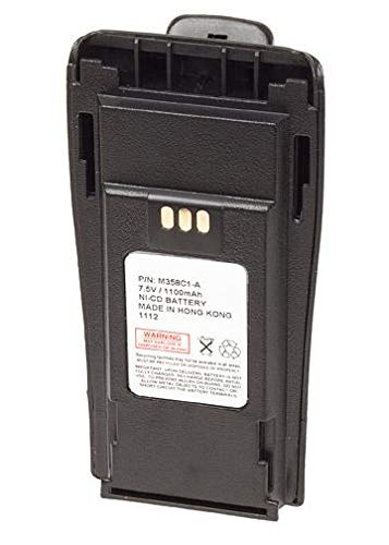 Replacement Battery for Motorola NTN4852 - 7.5V 1100mAh Ni-CD Rechargeable Battery for Two-Way Radios | Perfect for Business Communication, Security, and Outdoor Activities