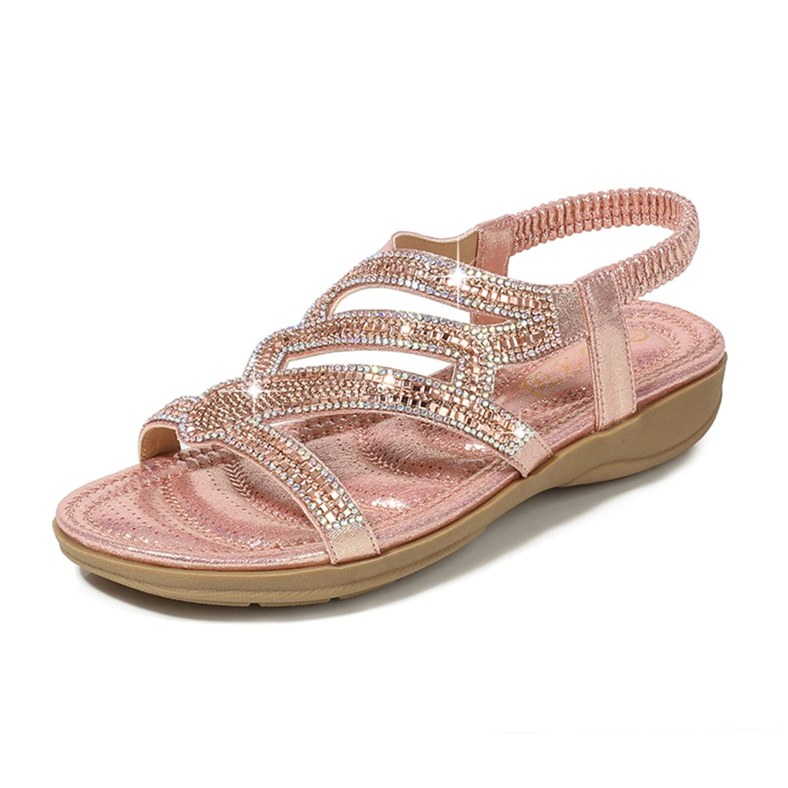 Women's Casual Slide Sandals - Comfortable Summer Flat Sandals for Women | Slingback Gladiator Travel Sandals | Sizes 5-11 | Perfect for Beach, Vacation & Everyday Wear
