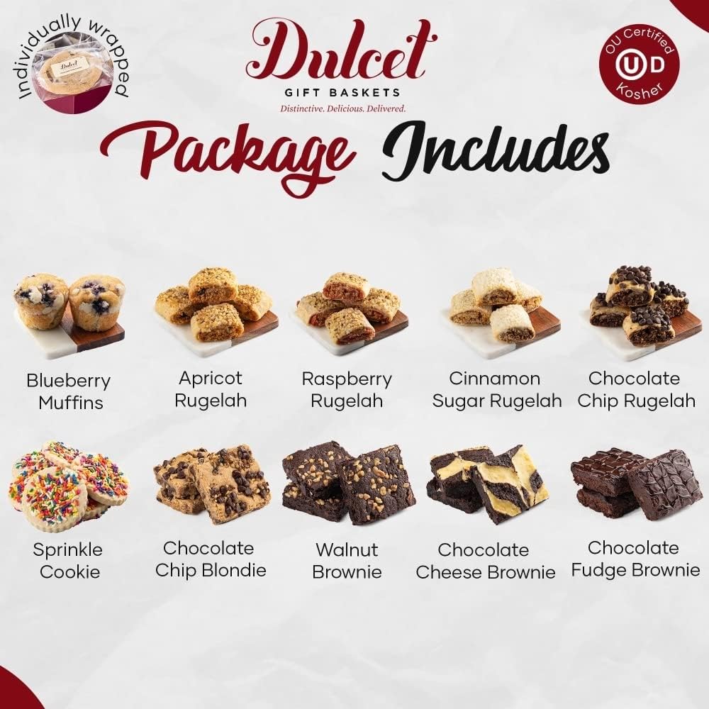 Premium Gift Baskets for All Occasions - Birthday, Sympathy, Get Well Soon Gifts for Women, Families & Friends | Gourmet Food Hampers by Dulcet | Perfect for Holidays, Housewarming & Corporate Gifting
