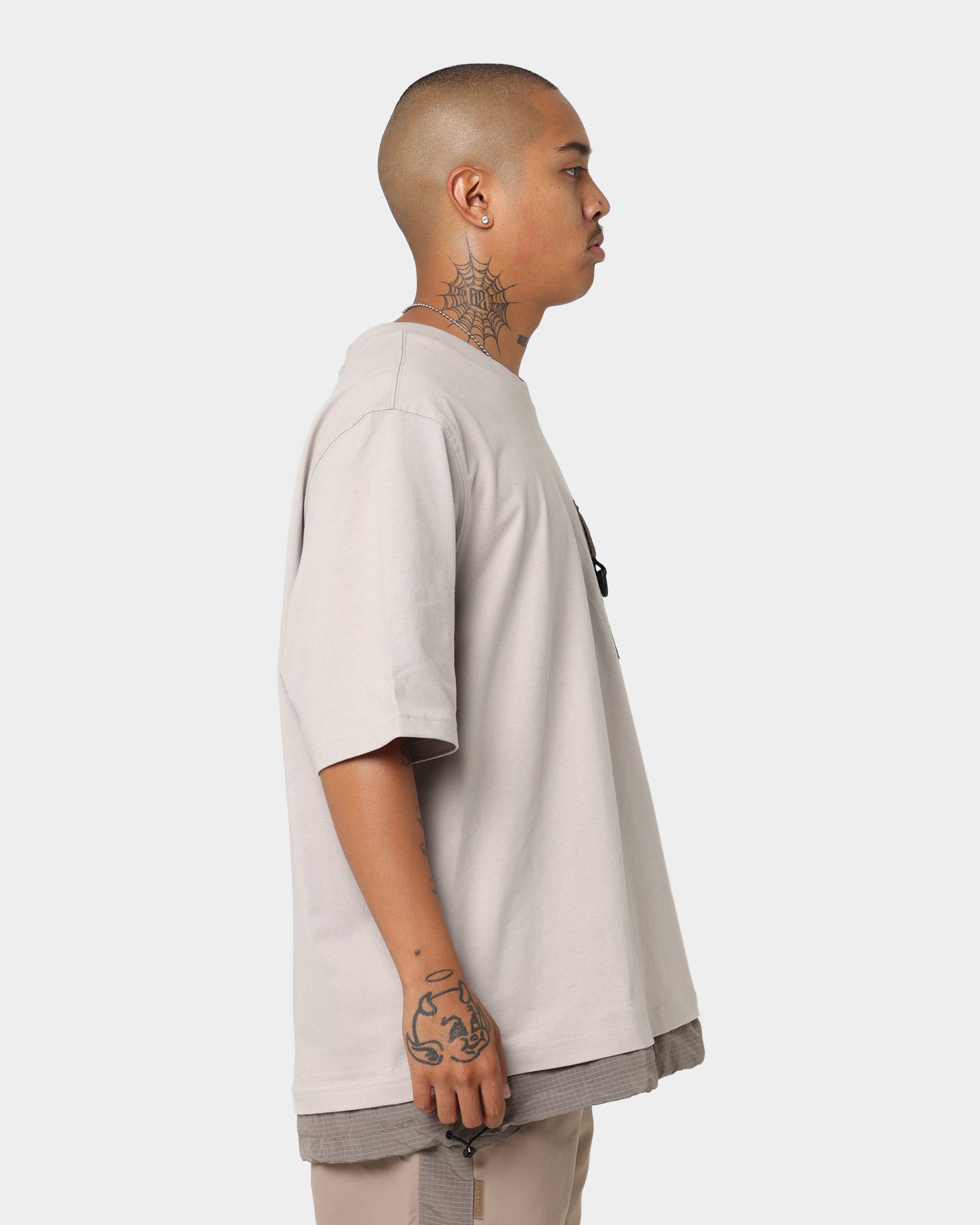 Adidas Originals Men's T-Shirt - Light Brown Casual Tee for Everyday Wear | Gym, Streetwear & Lounge Outfits