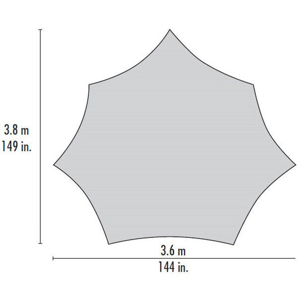 MSR Rendezvous Sun Shield - Lightweight & Portable Sun Protection for Hiking, Camping & Outdoor Adventures