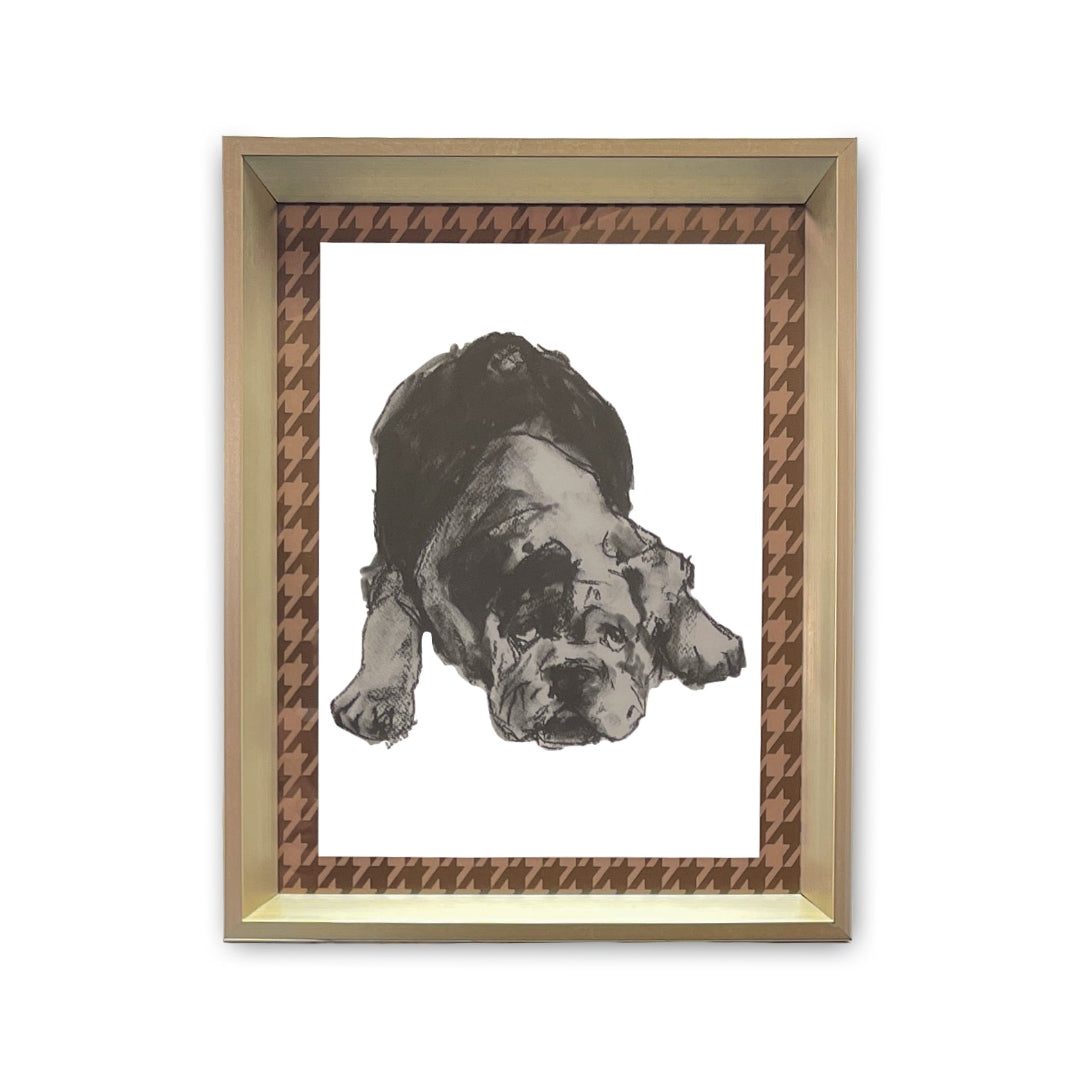 Modern Dog III - Stylish and Comfortable Dog Bed for Small to Medium Breeds - Perfect for Home, Office, or Travel Use