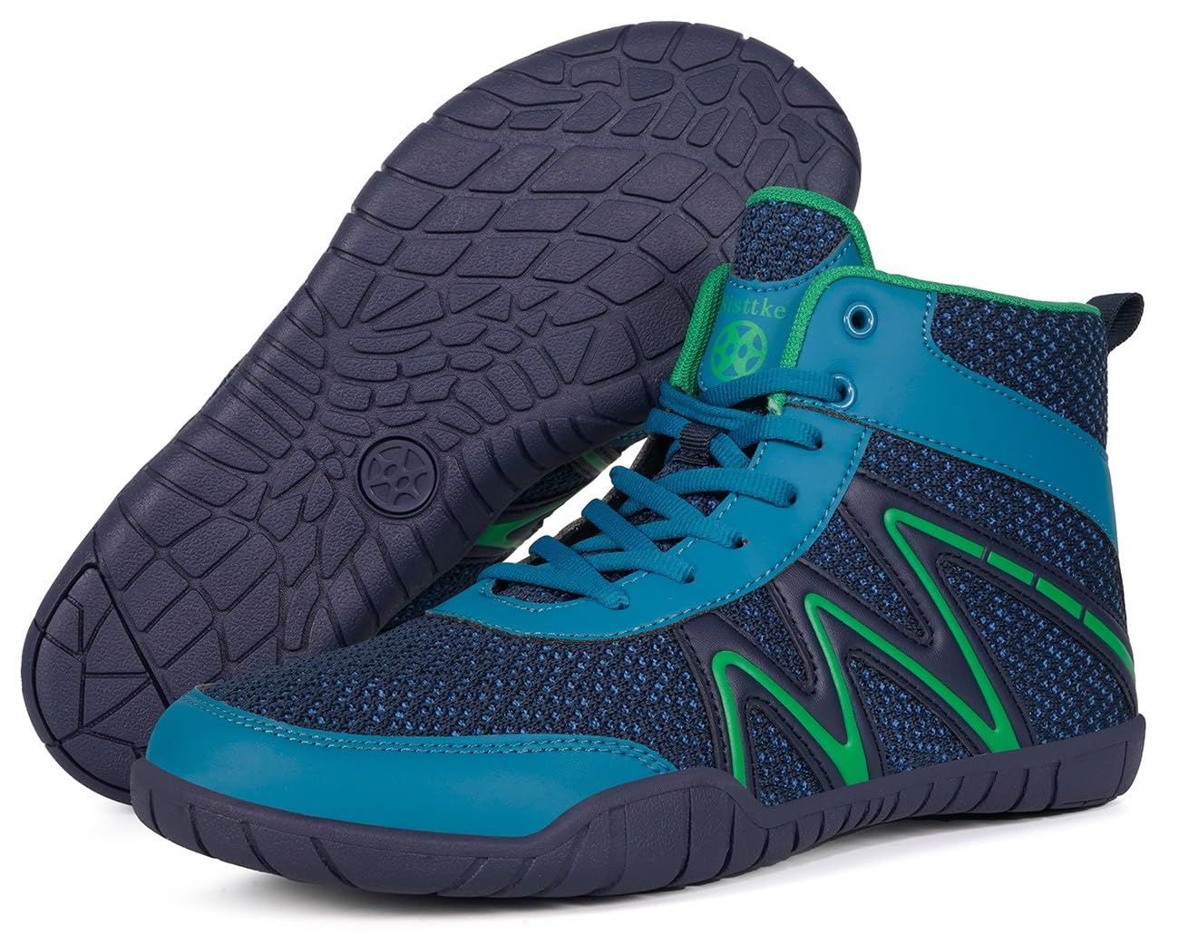 **Men's Wrestling Shoes - Lightweight Boxing & Fitness Sneakers with Zero Drop Sole for Training, MMA & Gym Workouts**