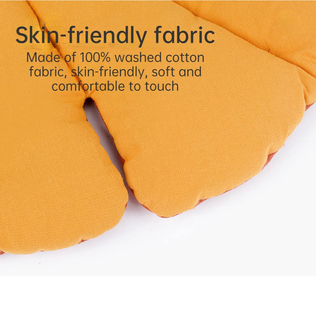 **Leaf-Shaped Cat Bed - Reversible Warm & Comfortable Pet Mat for Cats & Dogs - Indoor Cozy Floor Pad with Cartoon Design - Perfect for Winter Napping & Lounging**