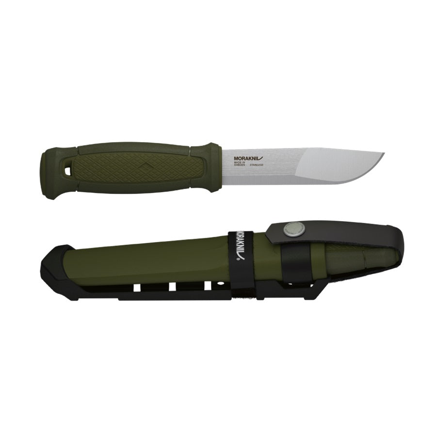 MoraKniv Kansbol Outdoor Knife with Multi Mount Sheath - Perfect for Camping, Hunting, and Bushcraft Adventures