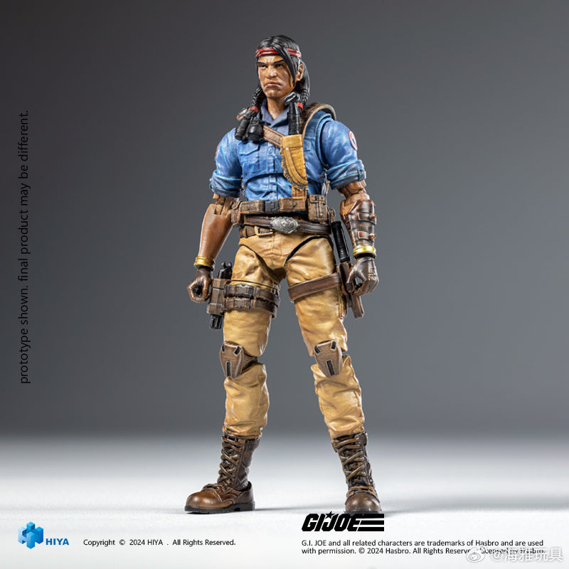 PRE ORDER - Hiya 1/18 Scale 4 Inch G.I. Joe Spirit Iron Knife Action Figure - Collectible Military Toy for Display & Play - Perfect for Fans & Collectors