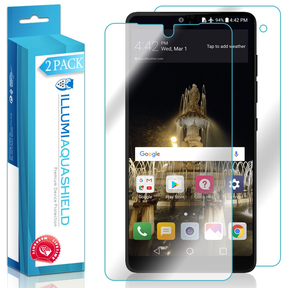 Essential Phone PH-1 Screen Protector (2-Pack) - ILLUMI AquaShield HD Clear TPU Film for Front & Back Protection | Bubble-Free Installation | Perfect for Everyday Use, Travel & Work