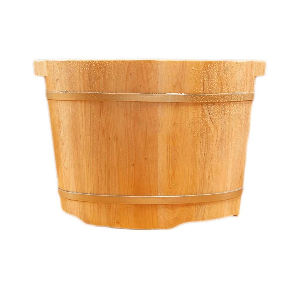 Wooden Foot Bath Massager Tub - Solid Wood Foot Spa Bucket for Relaxation & Detox | Perfect for Home Spa, Aromatherapy & Stress Relief
