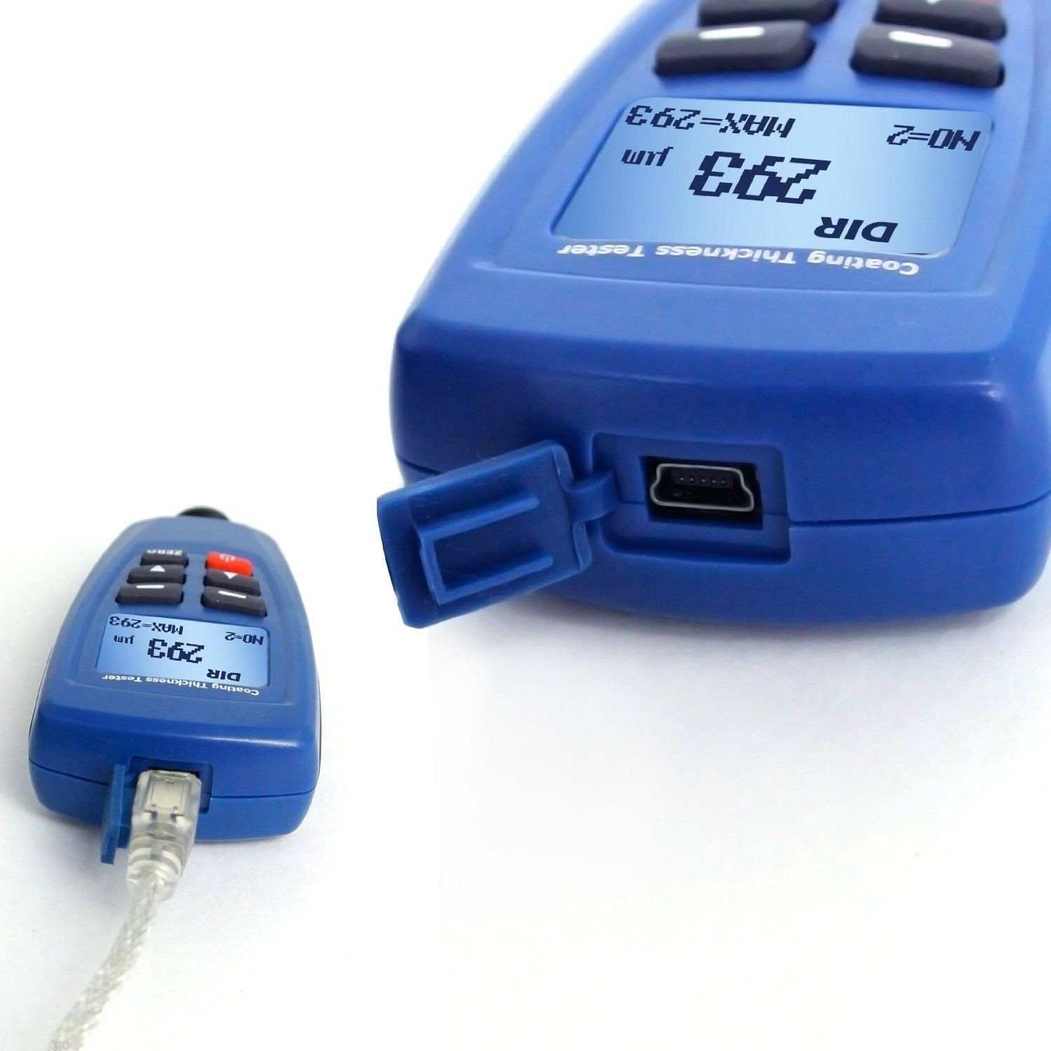 CEM DT-156 Pro Digital Paint Coating Thickness Gauge Meter - Auto F/NF Probe Tester (0-1250μm) for Automotive, Metal & Industrial Use - Perfect for Car Paint, Powder Coating & Anodizing Measurement