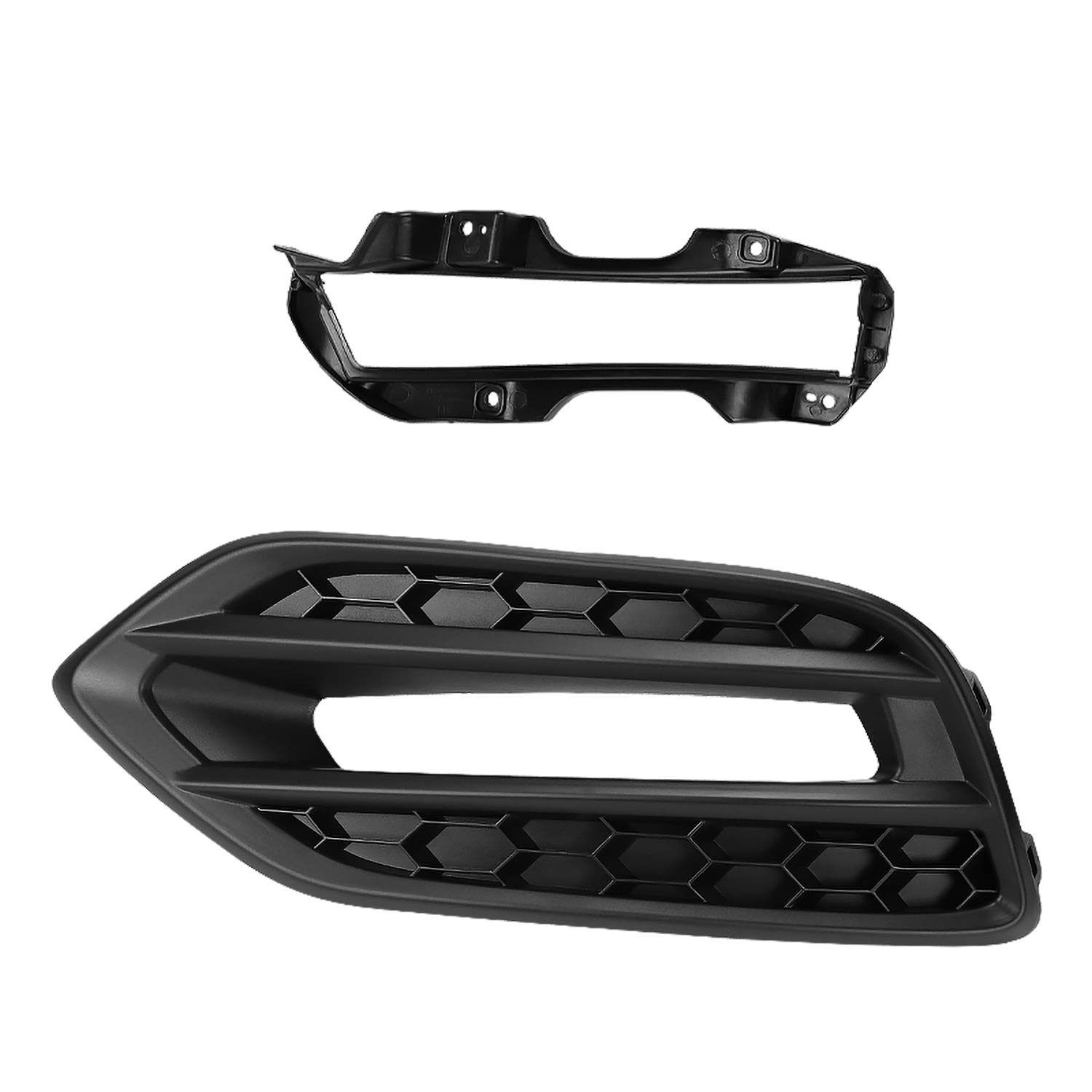 Spec-D Tuning Chrome LED Fog Lights with Built-In LED Bulbs + Switch - Compatible with 2019-2020 Honda HR-V (Left + Right Pair) - Upgrade Your Night Driving Safety & Style