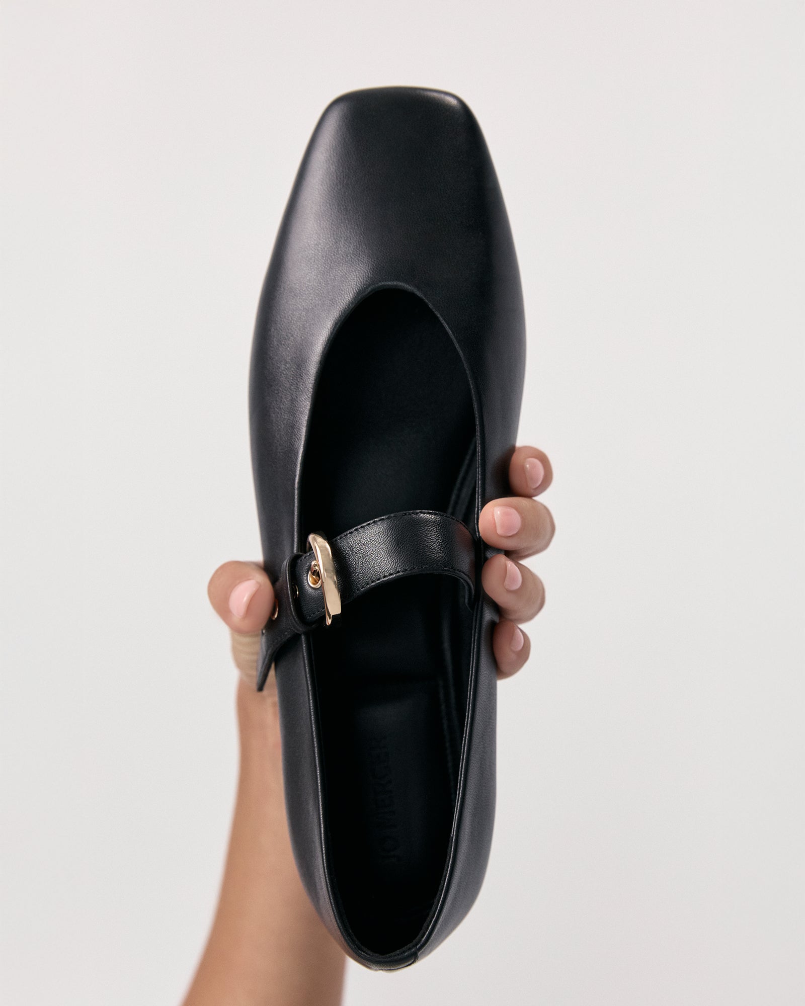 Annabelle Women's Black Leather Casual Flats - Comfortable Slip-On Shoes for Work, Travel & Everyday Wear