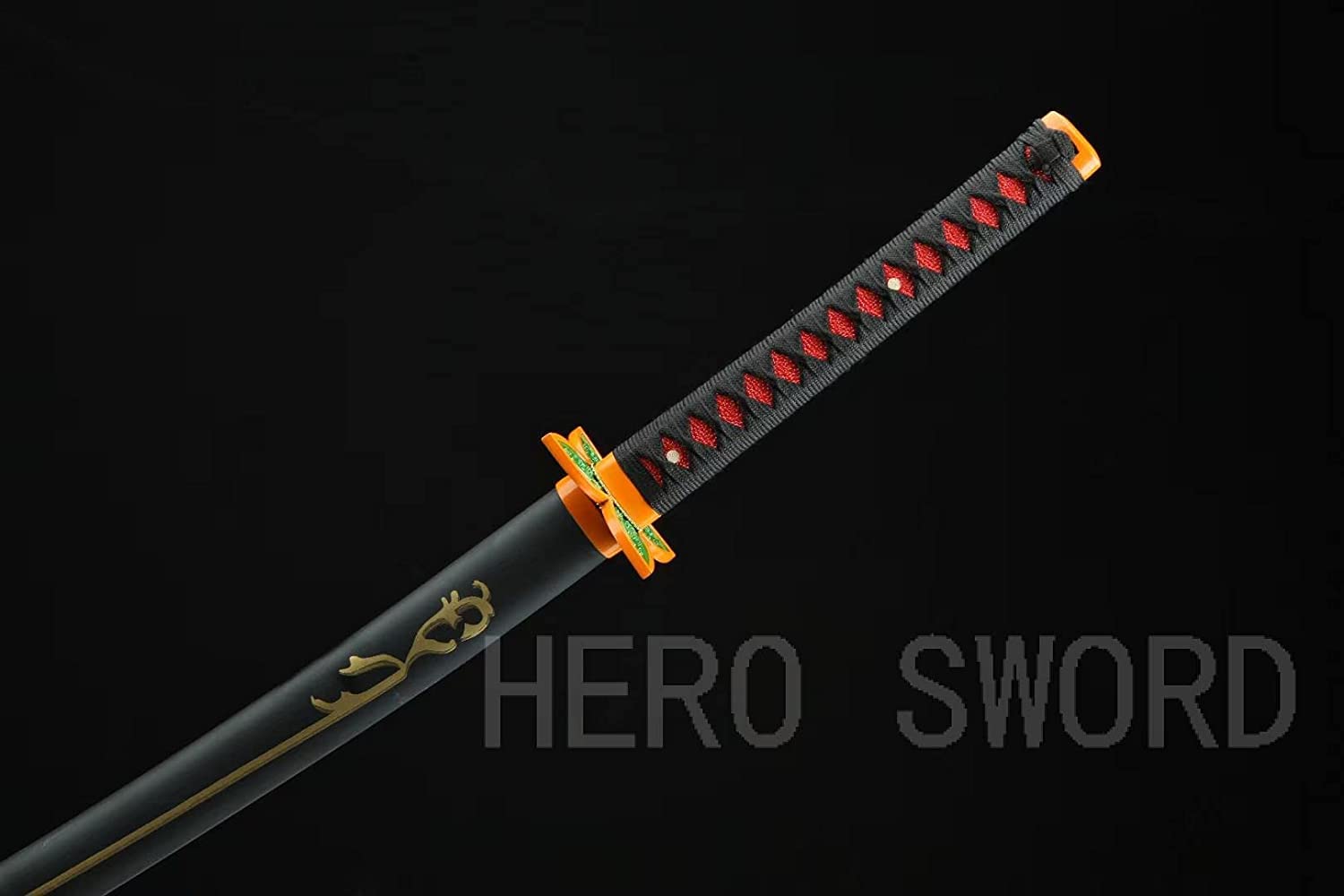 Demon Slayer Sword - Handmade 1060 Carbon Steel Samurai Katana with Full Tang Sharp Blade | Japanese Anime Cosplay Sword | Real Metal Weapon for Collectors, Martial Arts & Anime Enthusiasts | Perfect for Cosplay, Display & Training