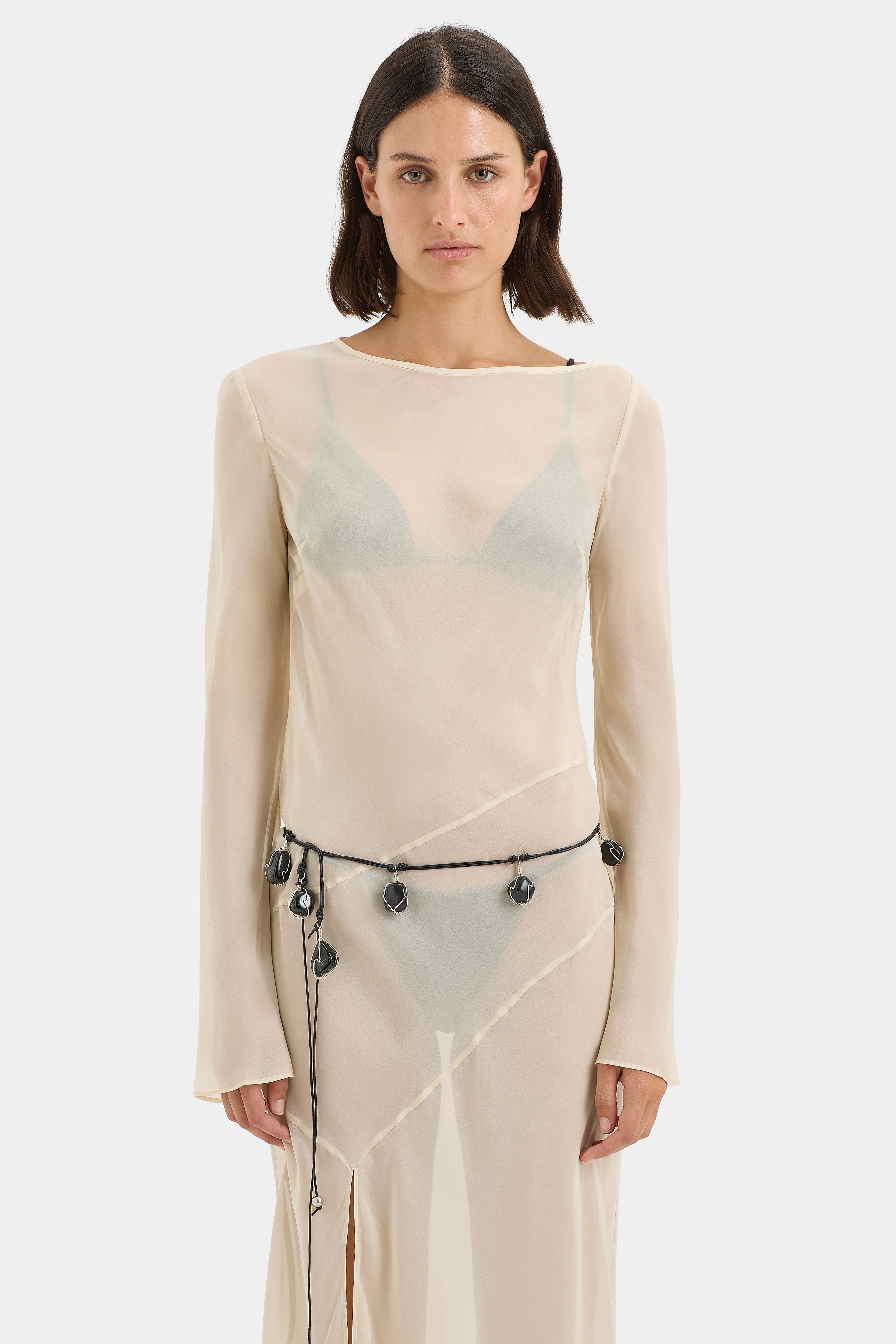Elegant Strobe Long Sleeve Party Dress for Women - Perfect for Evening Events, Cocktail Parties & Date Nights
