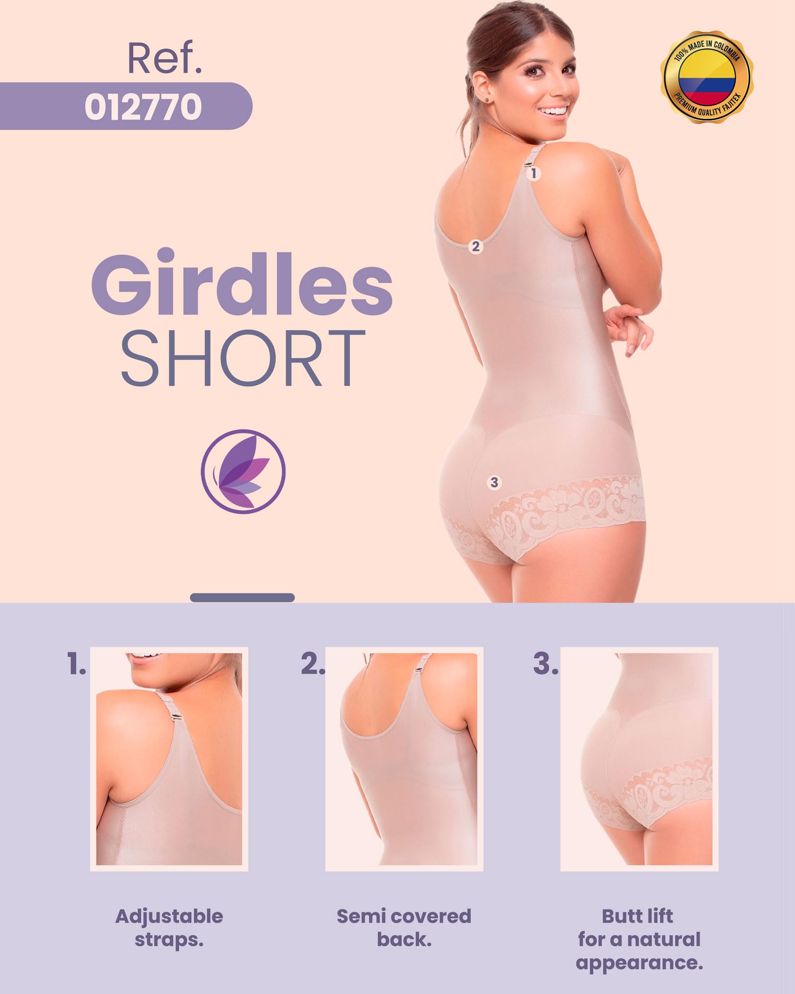 Fajitex High Compression Colombian Shapewear for Women - Tummy Control & Abdomen Slimming Body Shaper | Perfect for Postpartum, Workouts & Everyday Wear