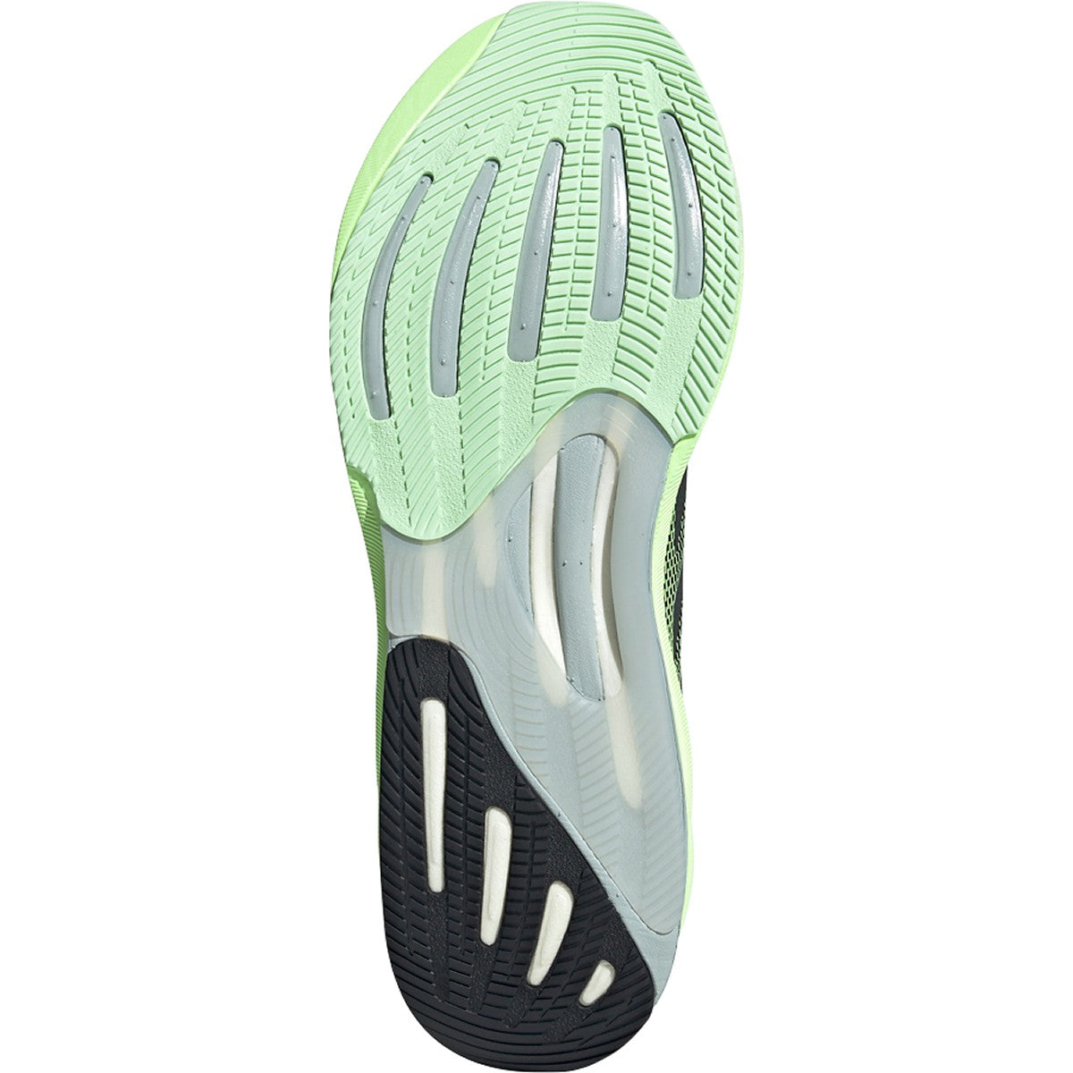 Men's Running Shoes - Adidas Supernova Rise Core Black/Grey Five/Green Spark | Lightweight Cushioned Sneakers for Jogging, Gym Workouts & Daily Wear