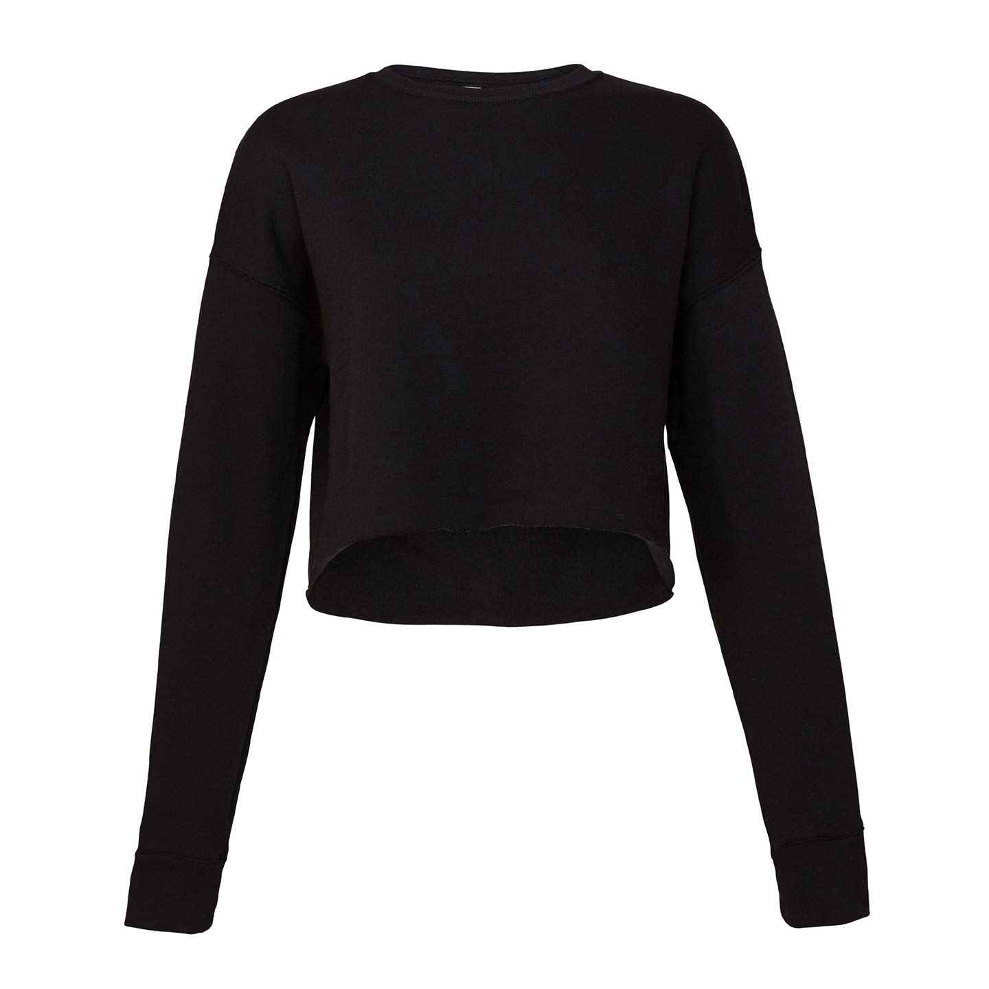 Bella Canvas Women's Cropped Crew Fleece Sweatshirt - Soft & Comfortable Fleece Pullover for Women | Perfect for Casual Wear, Lounge, and Street Style Outfits