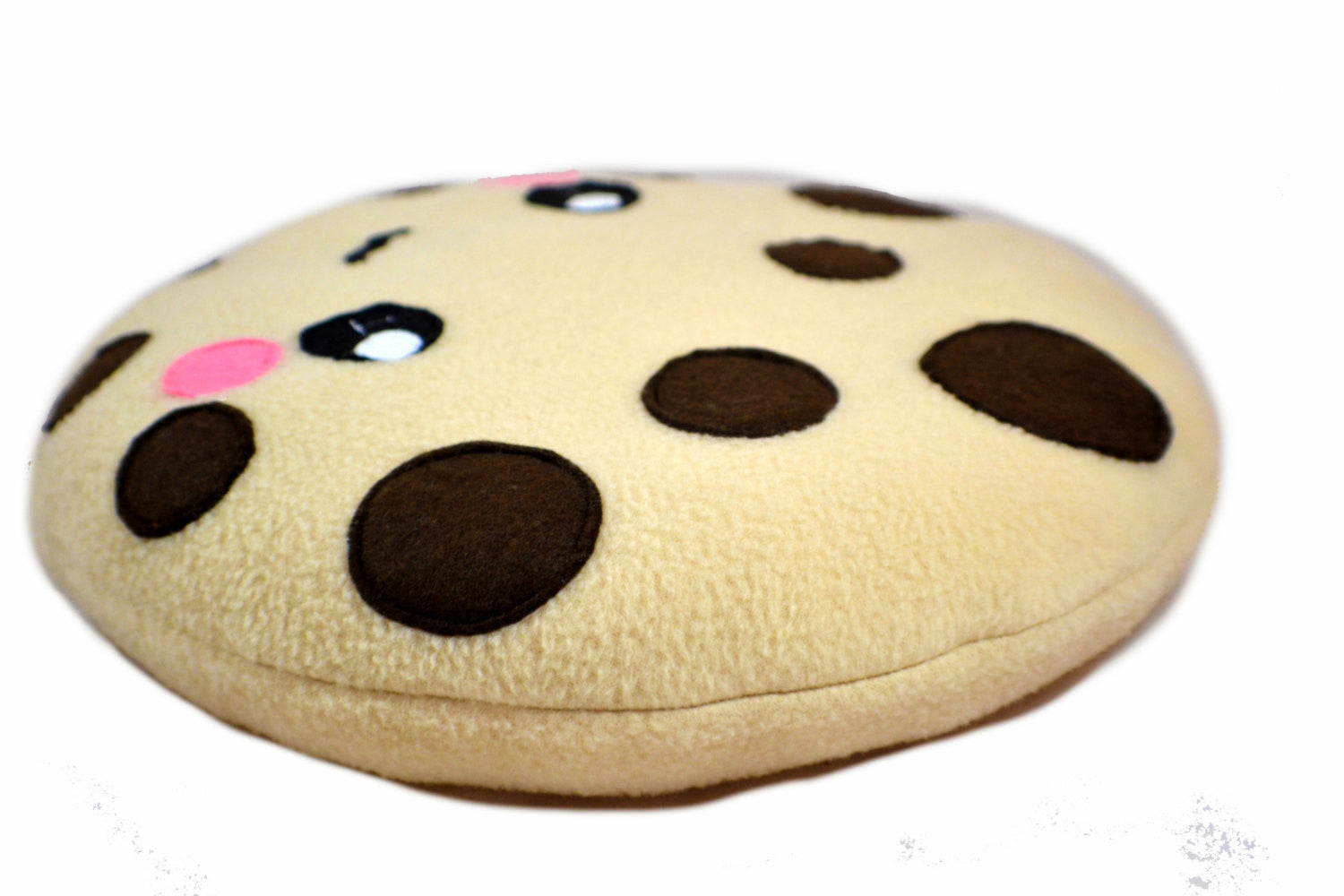 Kawaii Cookie Plush Toy Cushion - Cute Chocolate Chip Cookie & M&M Cookie Cartoon Face Pillow - Soft Felt Stuffed Animal for Kids Room Decor, Birthday Gifts, and Cozy Home Accessories
