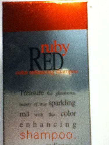 Ruby Red Color Enhancing Shampoo for Vibrant Red Hair - Sulfate-Free & UV Protection | Perfect for Color-Treated & Faded Red Hair at Home or Salon