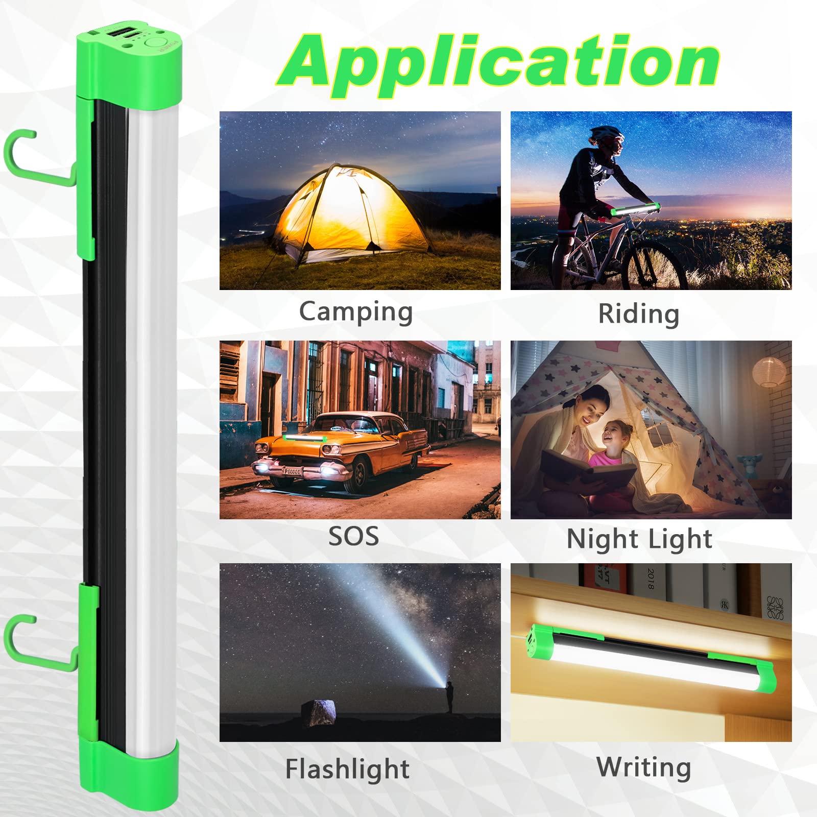 Rechargeable Under Cabinet LED Work Light - 4050LM, 5 Modes with Motion Sensor | Portable Magnetic & Hook Lighting for Closet, Kitchen, Garage (Indoor/Outdoor Use) - Perfect for Home Repairs, Emergency Lighting & Nighttime Tasks