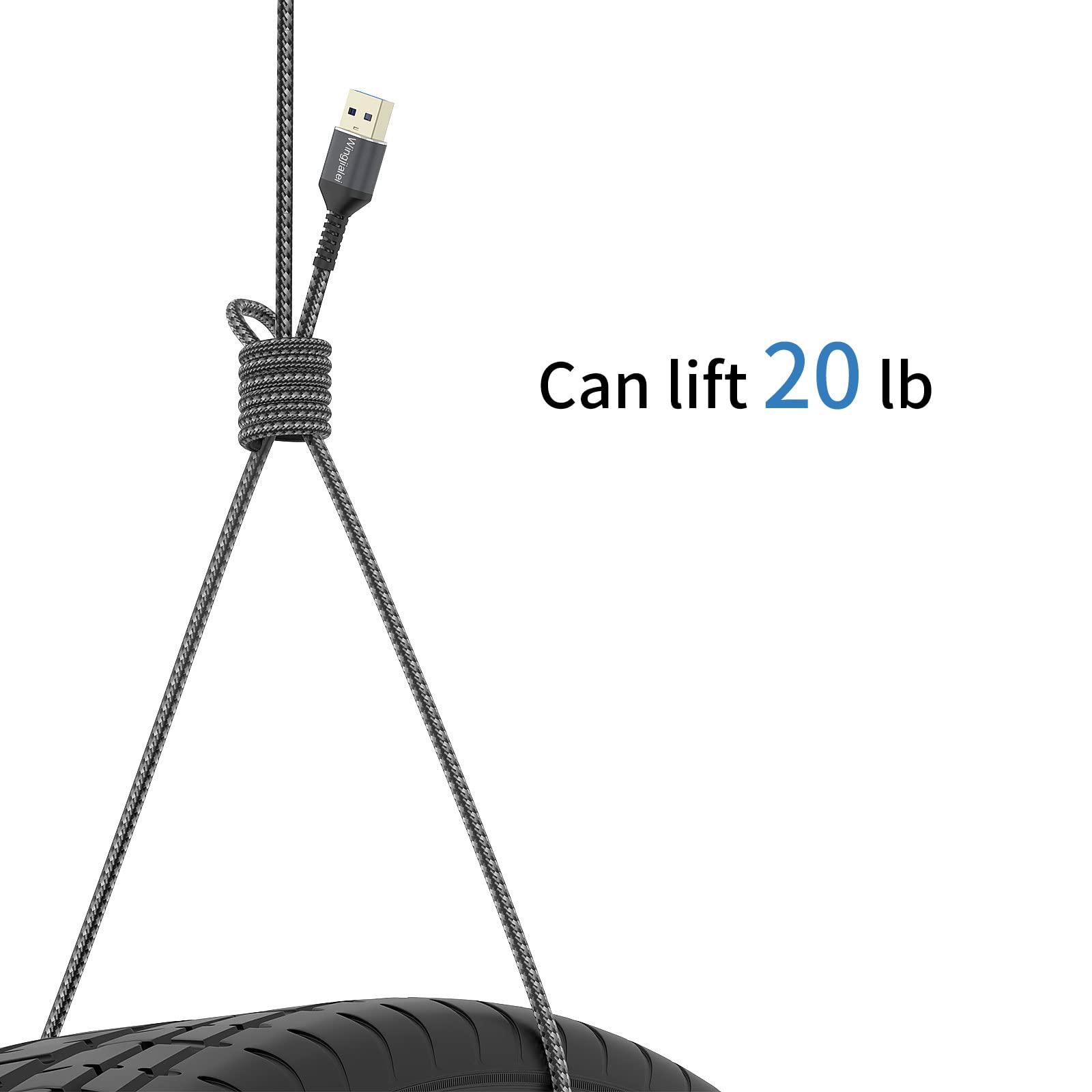 USB 3.0 Extension Cable 4FT - High Speed Male to Female USB Extension Cord for Printer, Keyboard, Flash Drive, Hard Drive, Camera, Playstation, Webcam & Projector - Perfect for Home Office, Gaming Setup & Multimedia Devices