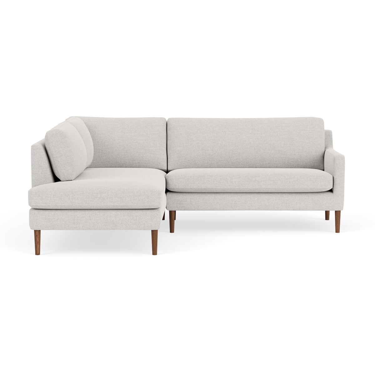 Astha Fabric Left Corner Sofa - Modern L-Shaped Sectional Couch for Living Room, Lounge & Small Spaces | Comfortable Home Furniture for Relaxing & Entertaining