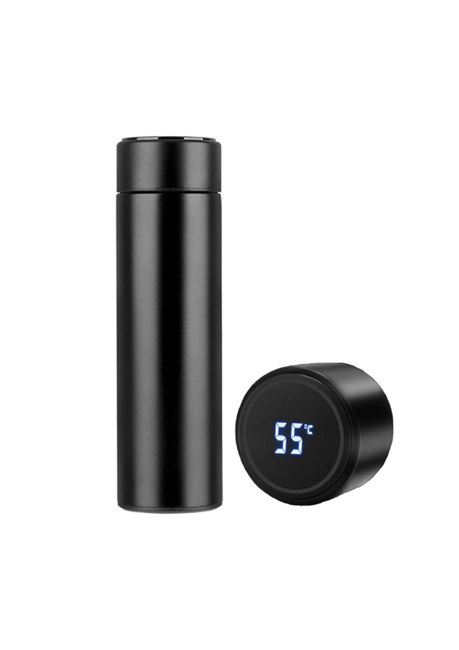Smart LED Temp Display Insulated Water Bottle 500ml - Gym & Office Hydration