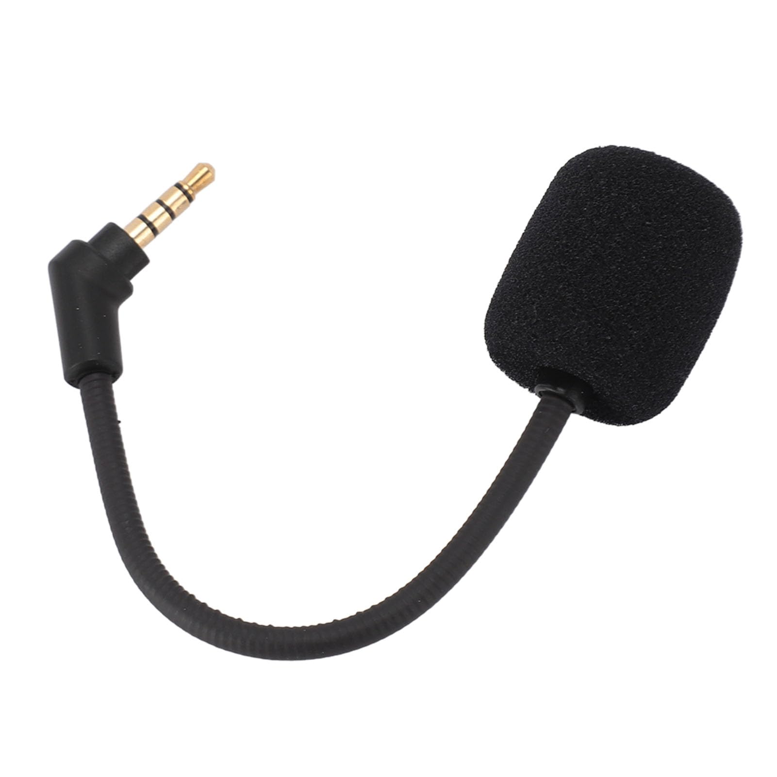 Plyisty Detachable Boom Mic Replacement for HyperX Cloud Flight & Flight S Gaming Headset - 3.5mm Gold Plated Microphone for PC, PS4, Xbox - Perfect for Streaming, Online Gaming & Voice Chat