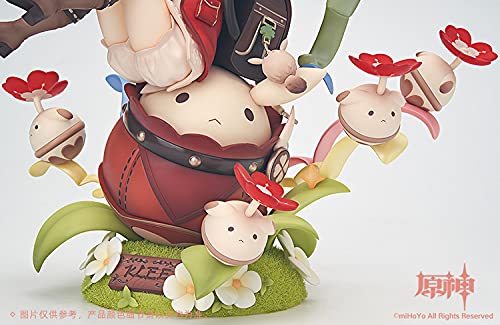 Genshin Impact Klee Spark Knight 1:7 Scale PVC Figure - Anime Collectible Statue for Display & Gaming Room Decor - Perfect Gift for Fans of Action RPG Games