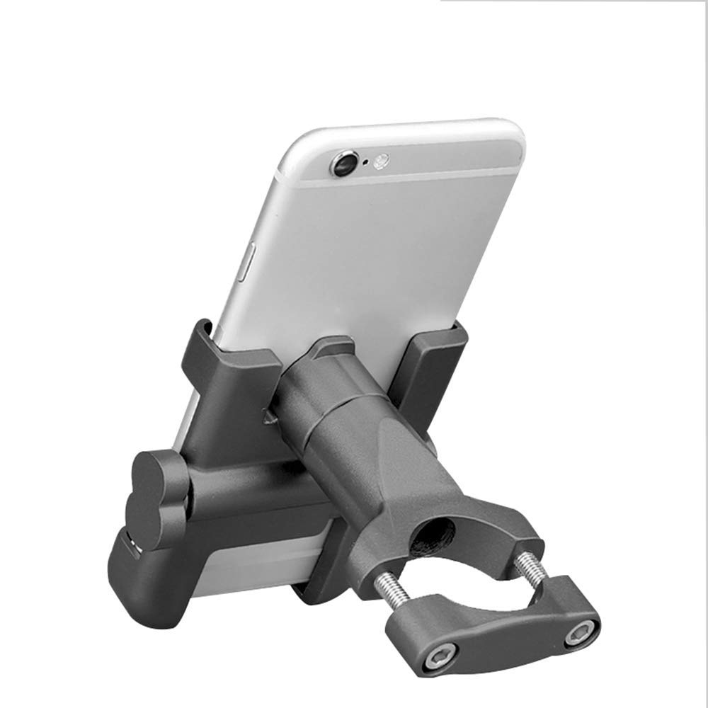 Universal Aluminum Alloy Bike & Motorcycle Phone Mount - 360° Rotatable Adjustable Holder for Smartphones 4.0