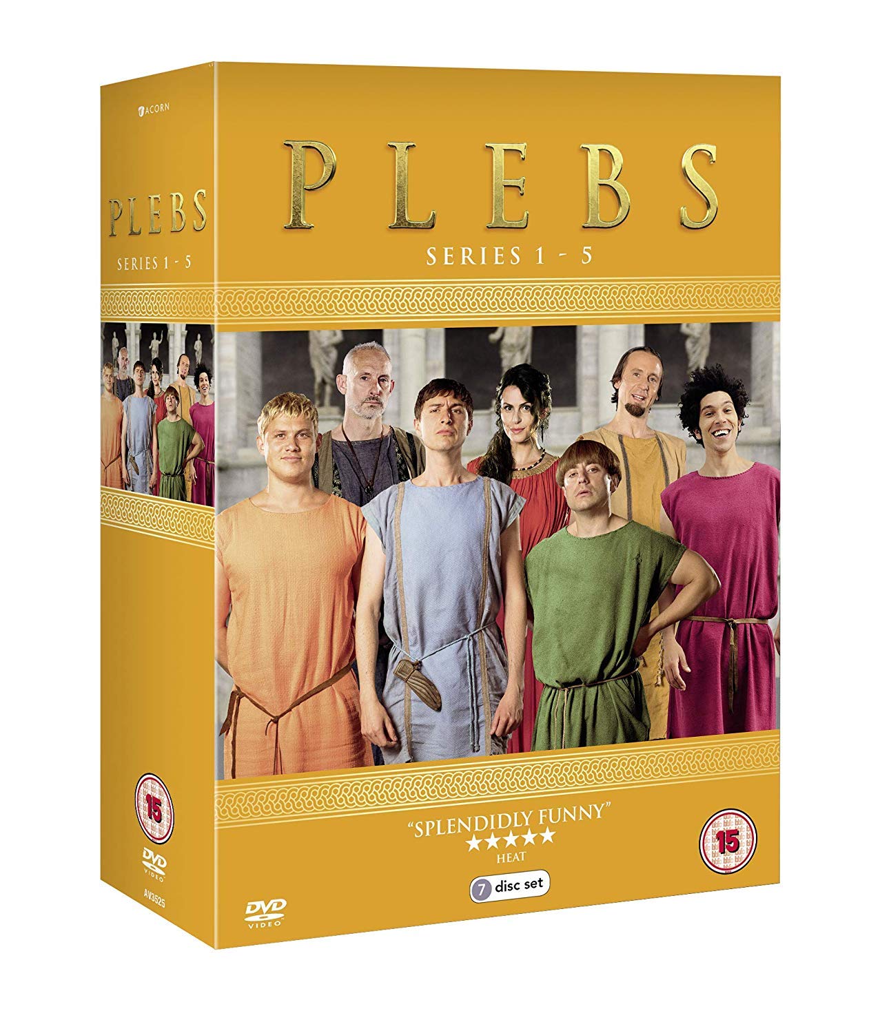 Plebs Complete Series 1-5 Box Set DVD - British Comedy TV Show Collection for Home Entertainment & Gifts
