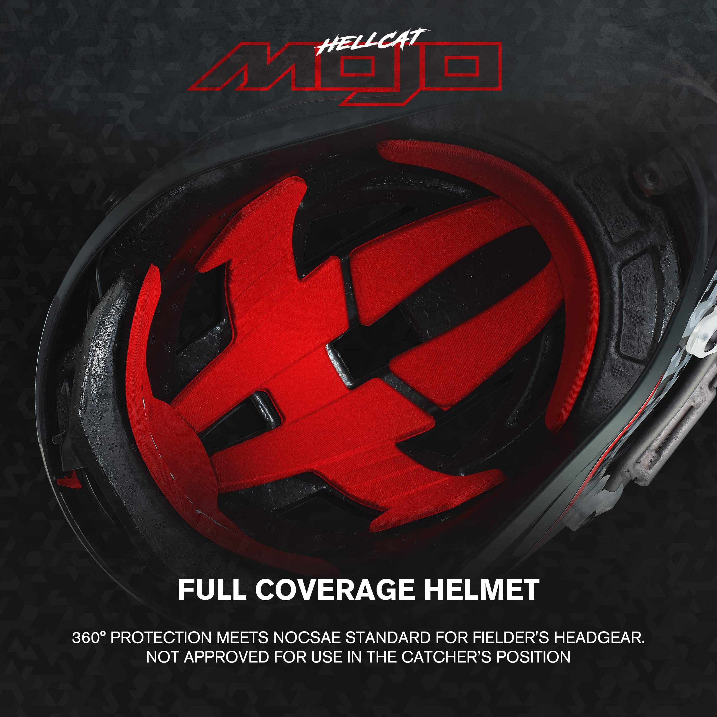 Easton Hellcat Slowpitch Softball Helmet - NOCSAE Certified Pitcher & Fielder Mask for Men & Women - Multiple Colors & Styles - Perfect for Slowpitch Games, Practice & Tournament Play