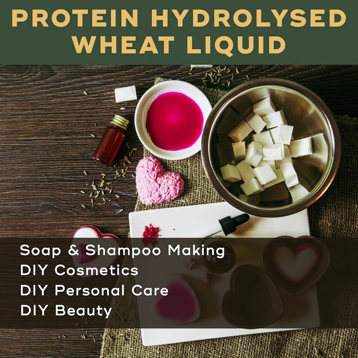 BRM Chemicals Hydrolyzed Oat Protein Liquid - 100g for Soap Making, Shampoo, Cosmetics, Moisturizer, Lotion | DIY Personal Care for Face, Hair, Skin & Body | Perfect for Natural Skincare, Handmade Beauty Products & Home Spa Treatments (1 Pack)